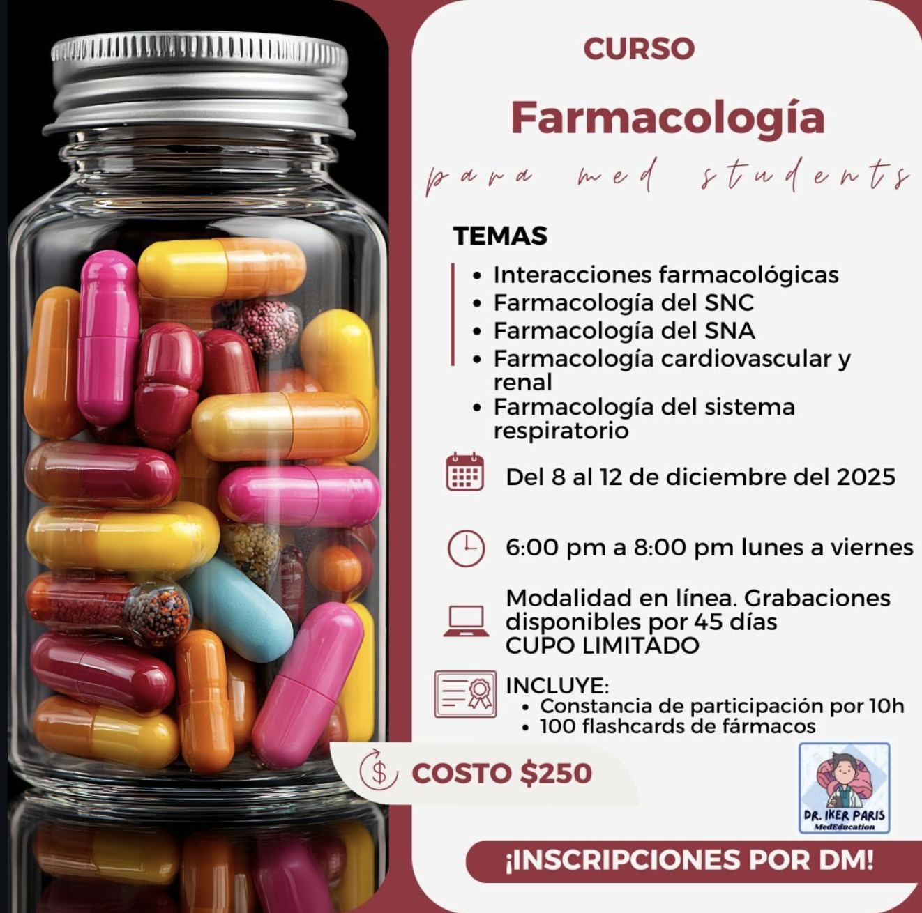 Farmacología para medstudents I