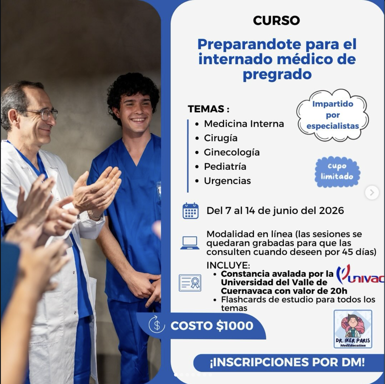 Curso para el Internado Médico de Pregrado