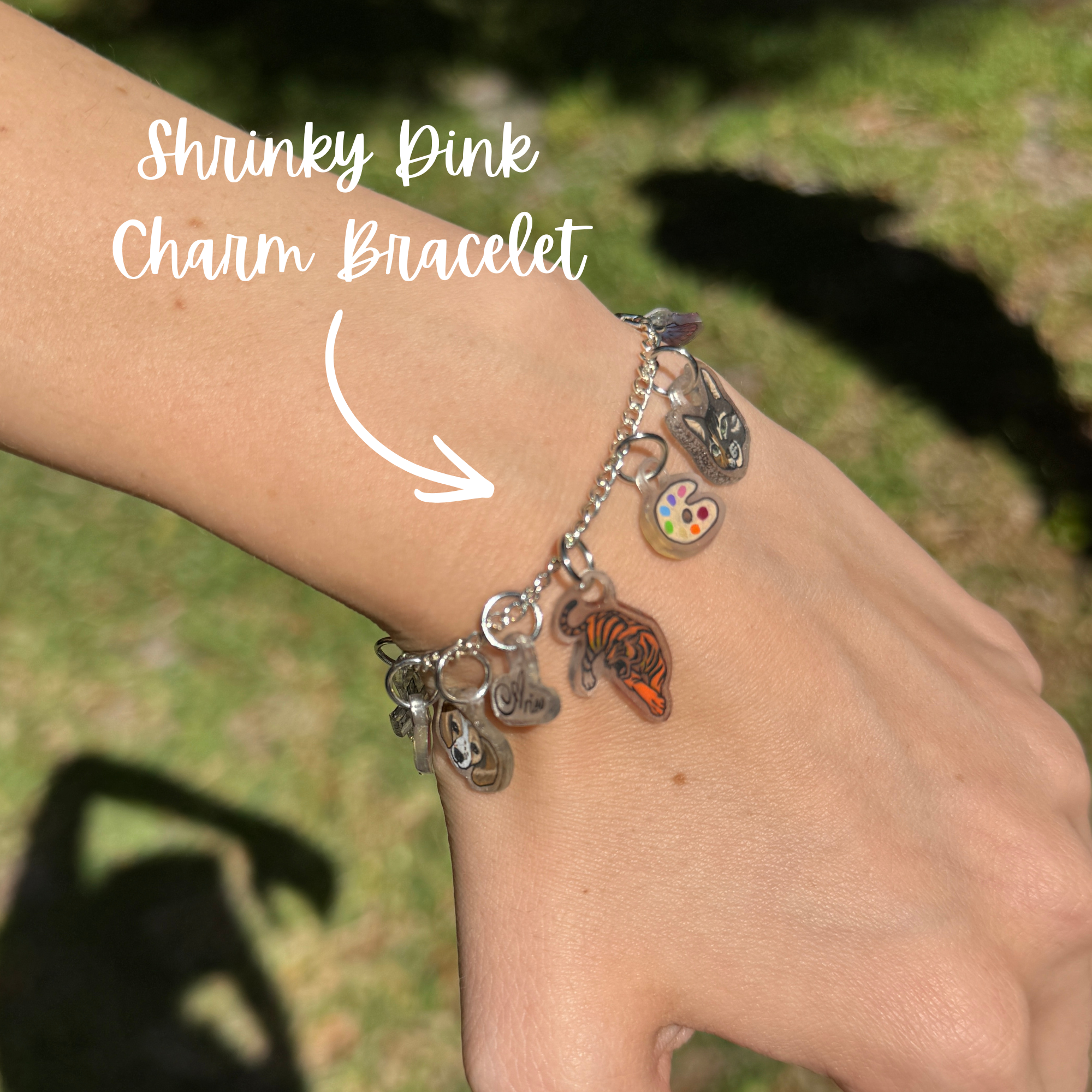 Shrinky Dink Charm Bracelet 