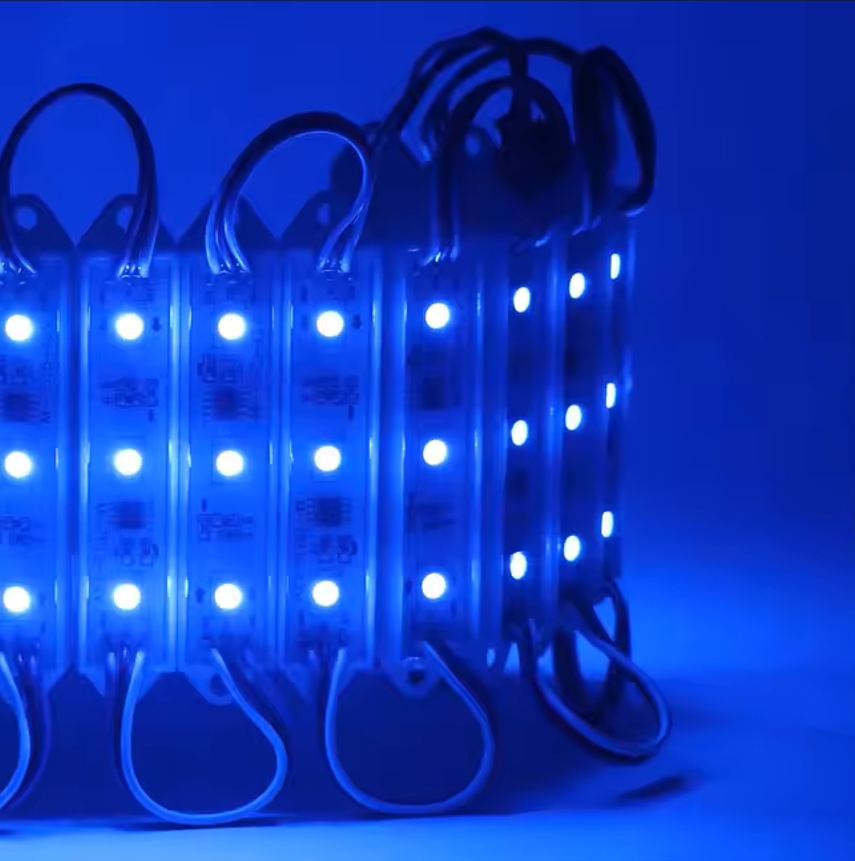  Waterproof Plastic RGB LED Module Input DC12V Full Color Led SMD5050 LED Module String