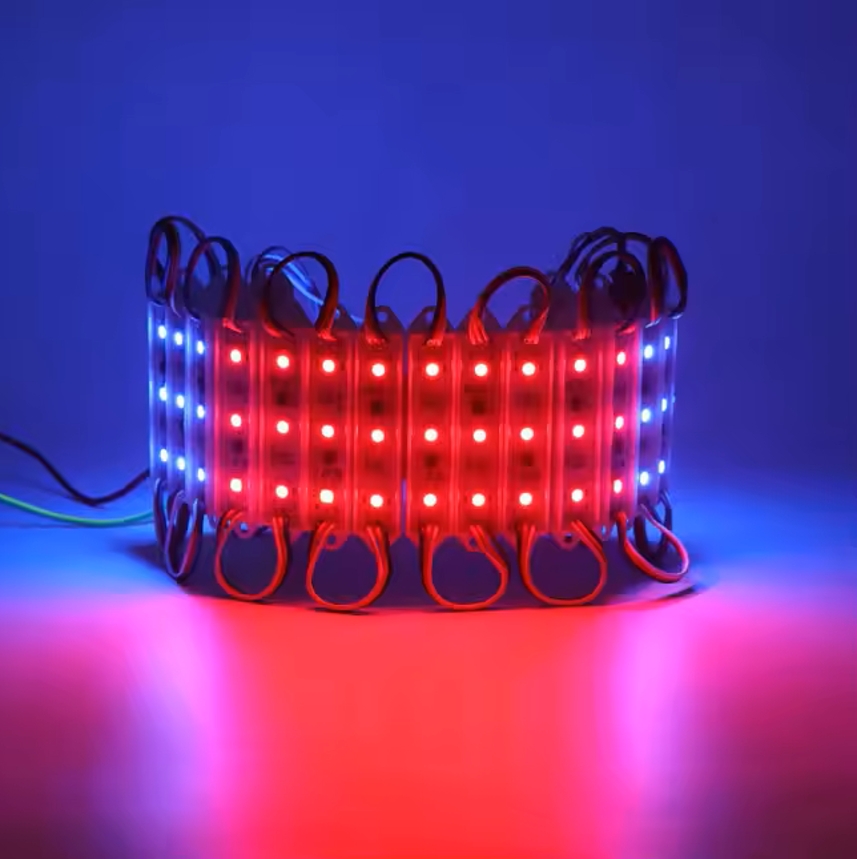  Waterproof Plastic RGB LED Module Input DC12V Full Color Led SMD5050 LED Module String