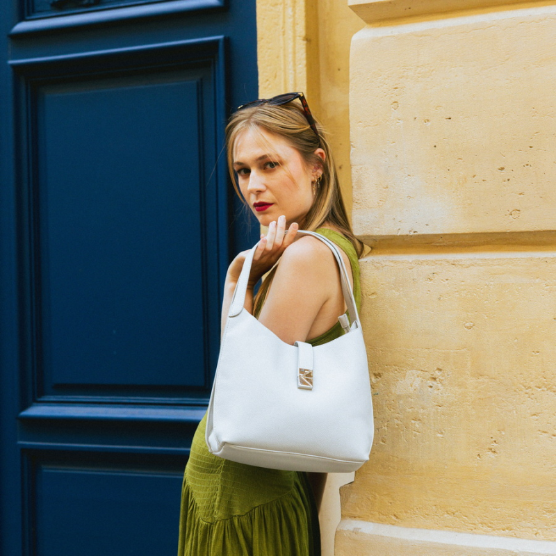 Sac à main blanc "coconut" élégant DAVID JONES