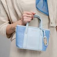 Sac à main bleu pastel starlight DAVID JONES