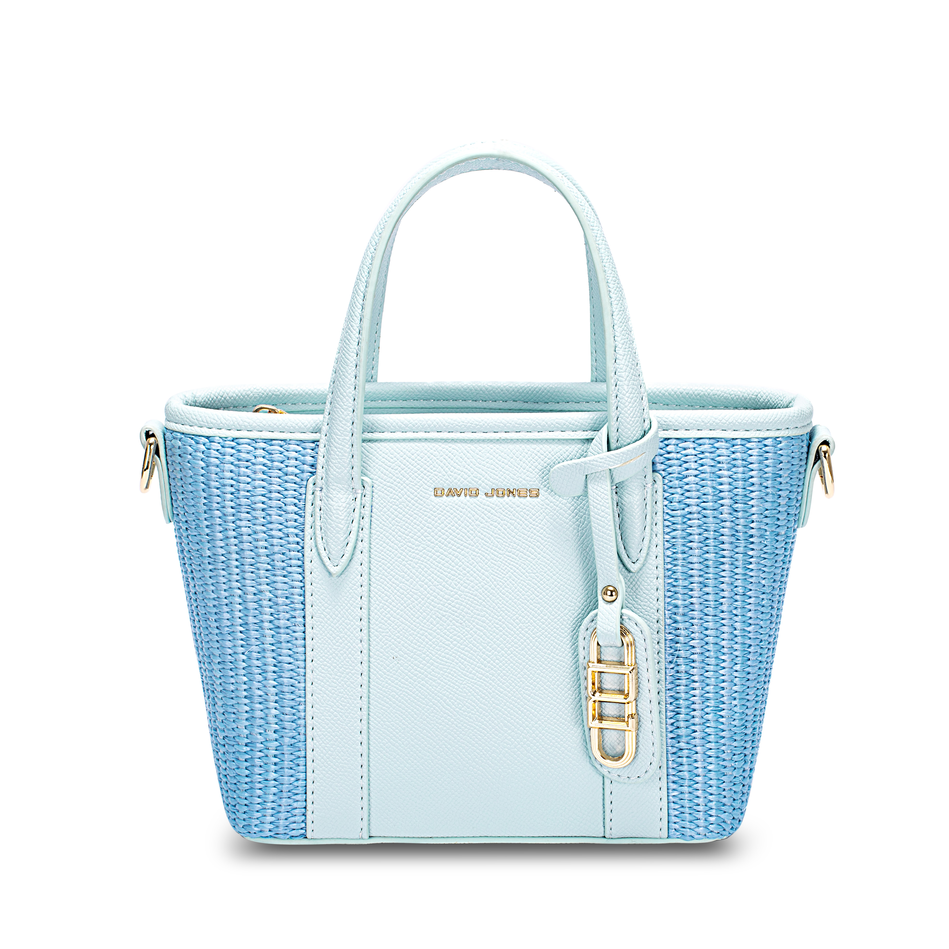 Sac à main bleu pastel starlight DAVID JONES