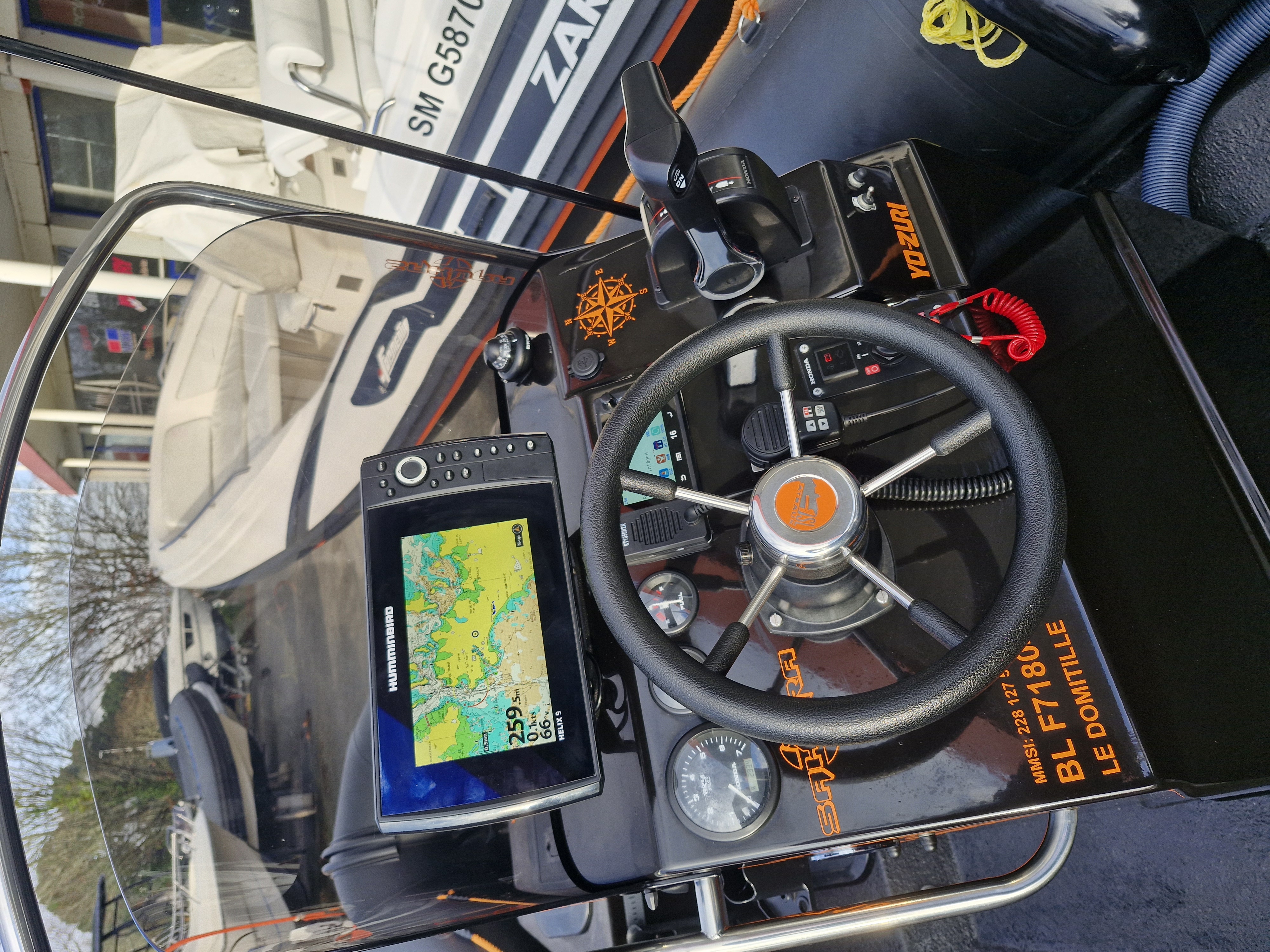 Narwhal HD 580 100cv Honda remorque Sun Way immergeable état quasi parfait