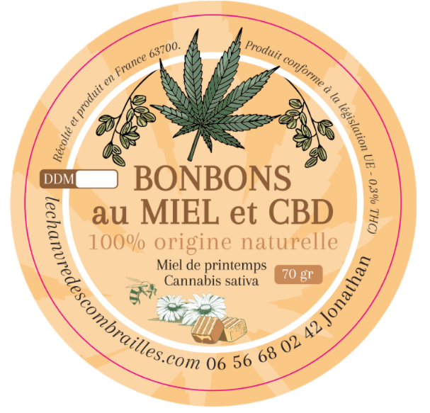 BONBON "MIEL ET CBD"