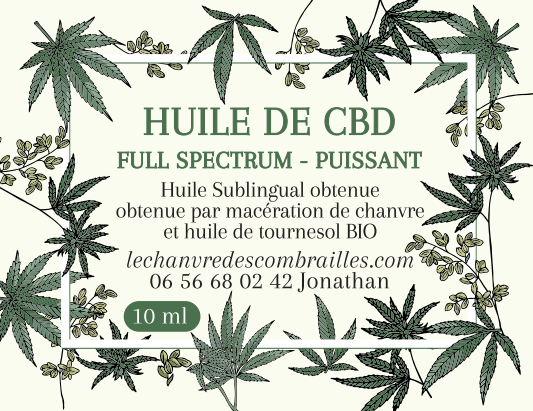 HUILE SUBLINGUAL "FULL SPECTRUM"