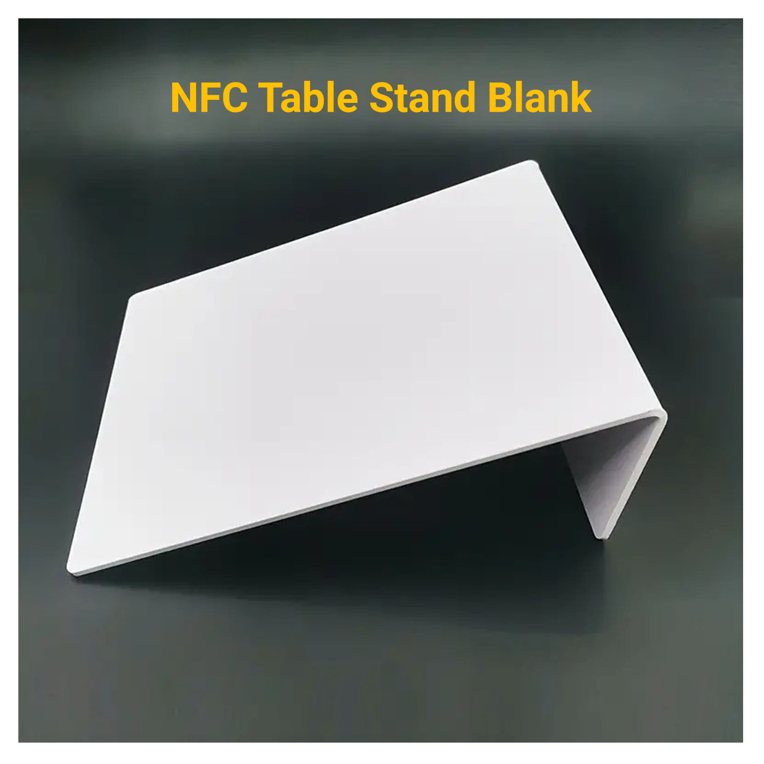NFC Table Stand Blank White Customizable 13.56MHz NFC213 Chip 144 Bytes
