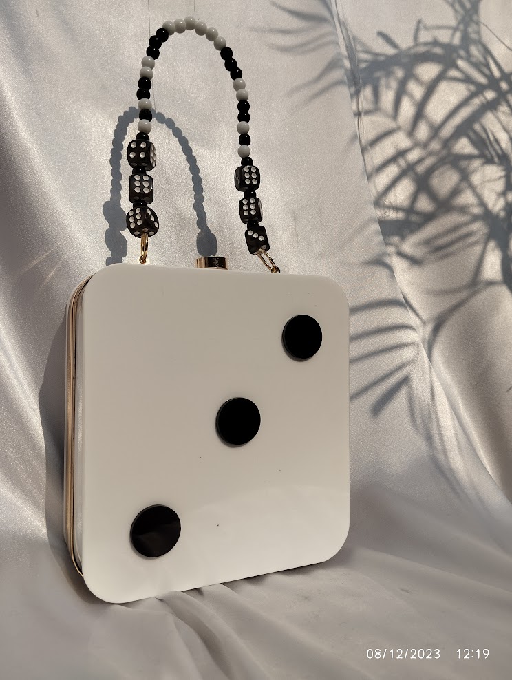 Acrylic Dice White