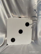 Acrylic Dice White