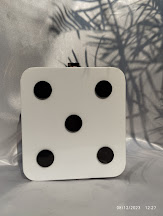 Acrylic Dice White