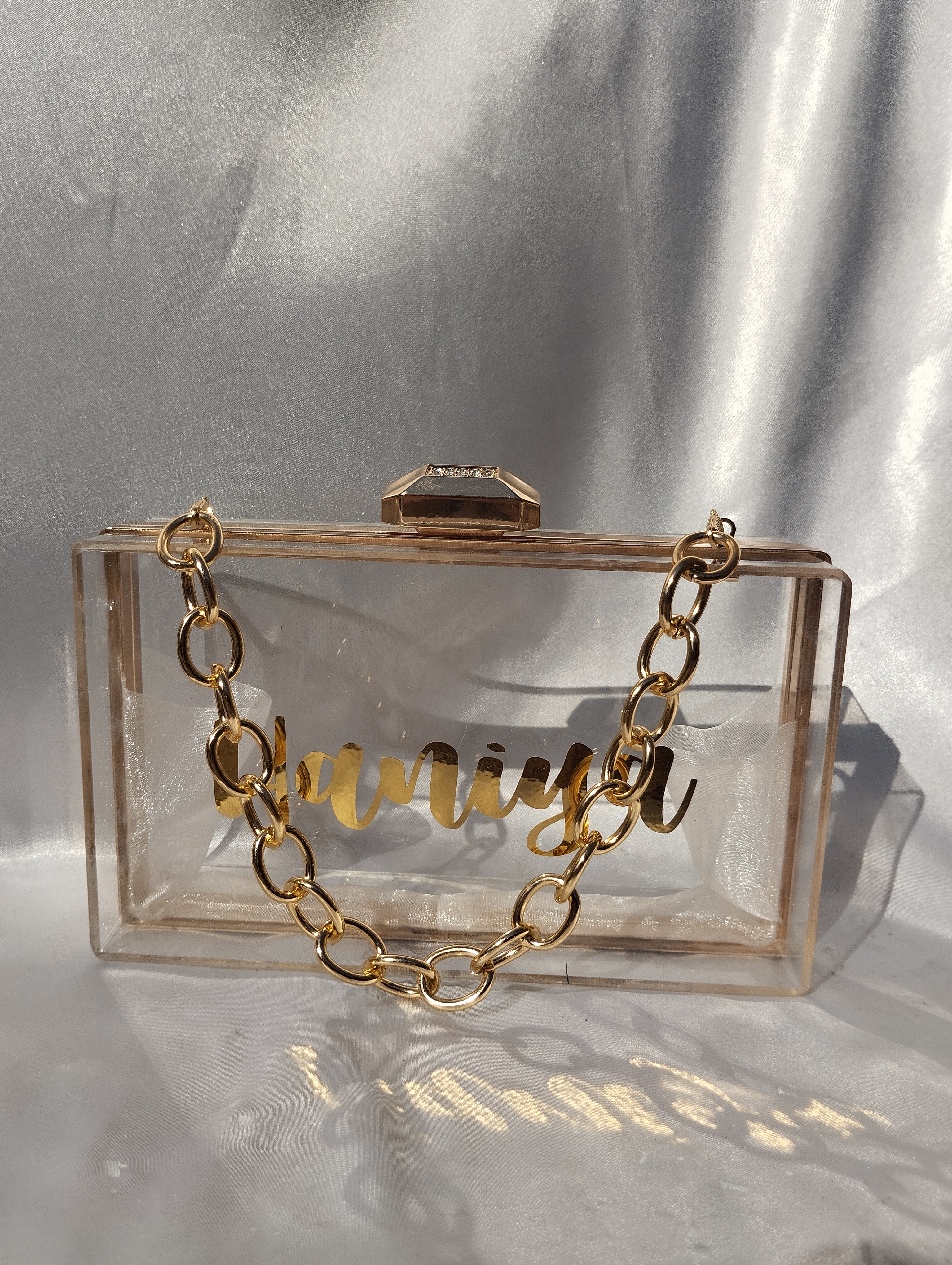 Transparent Acrylic Clutch