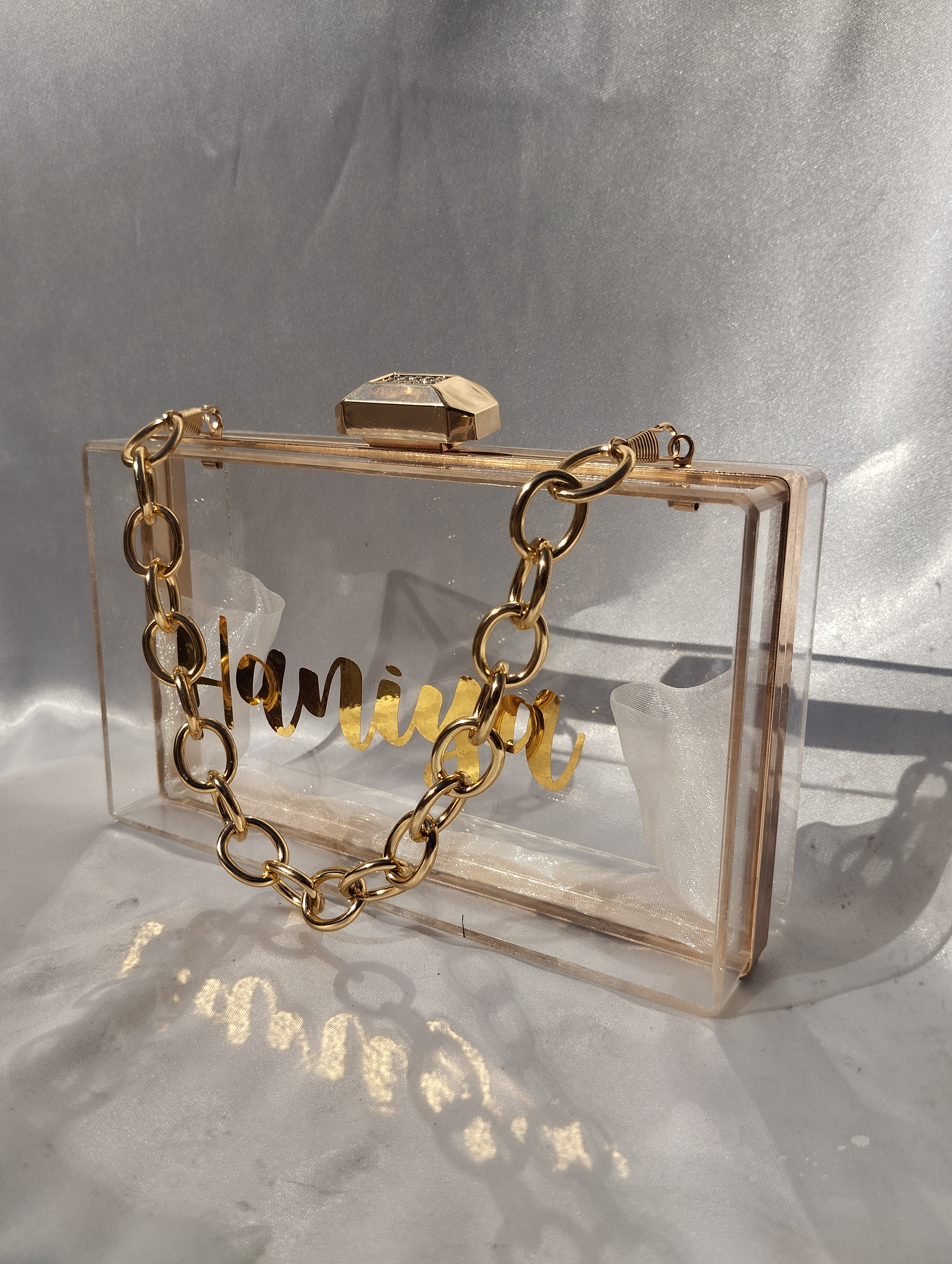 Transparent Acrylic Clutch