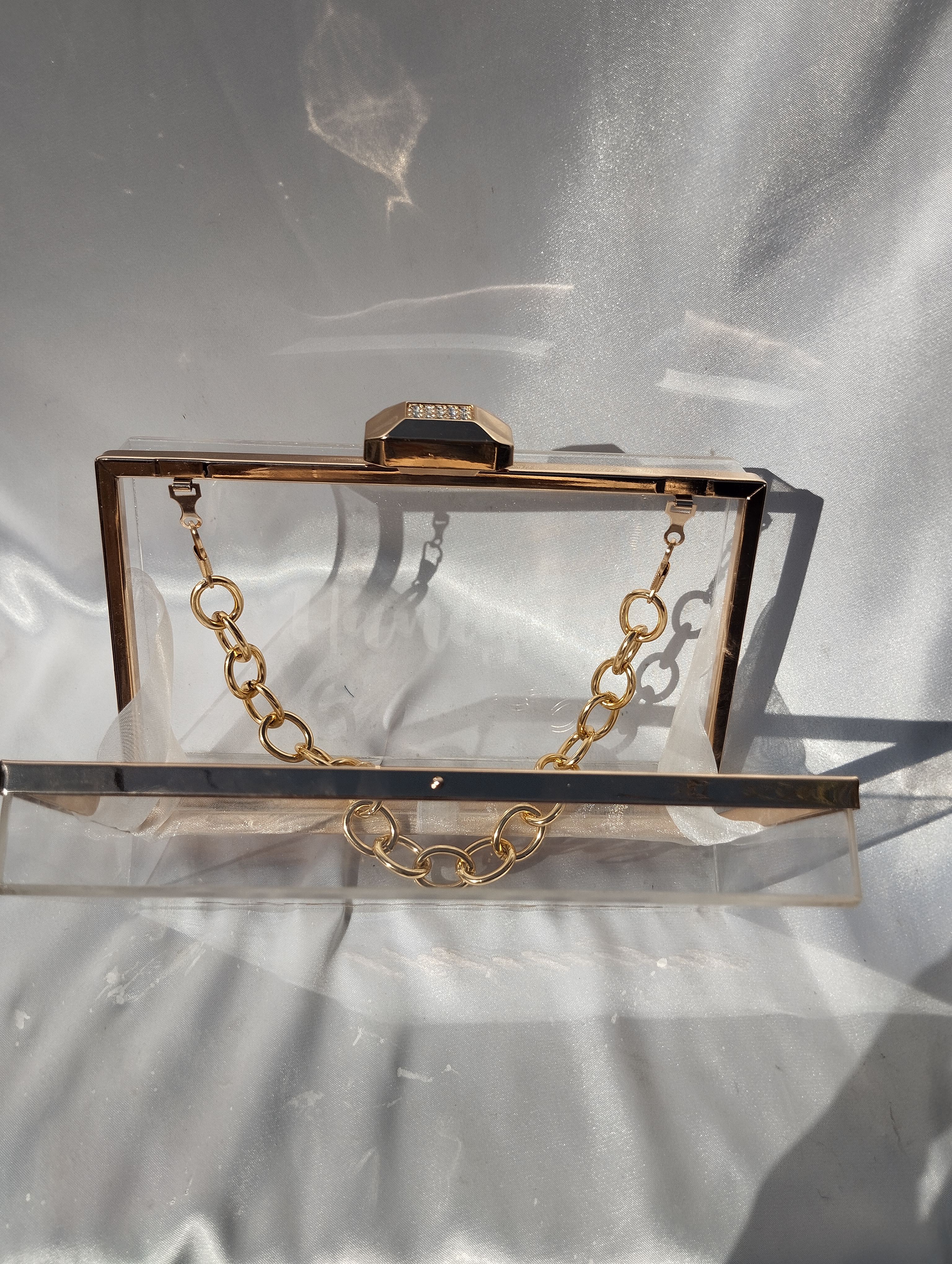 Transparent Acrylic Clutch