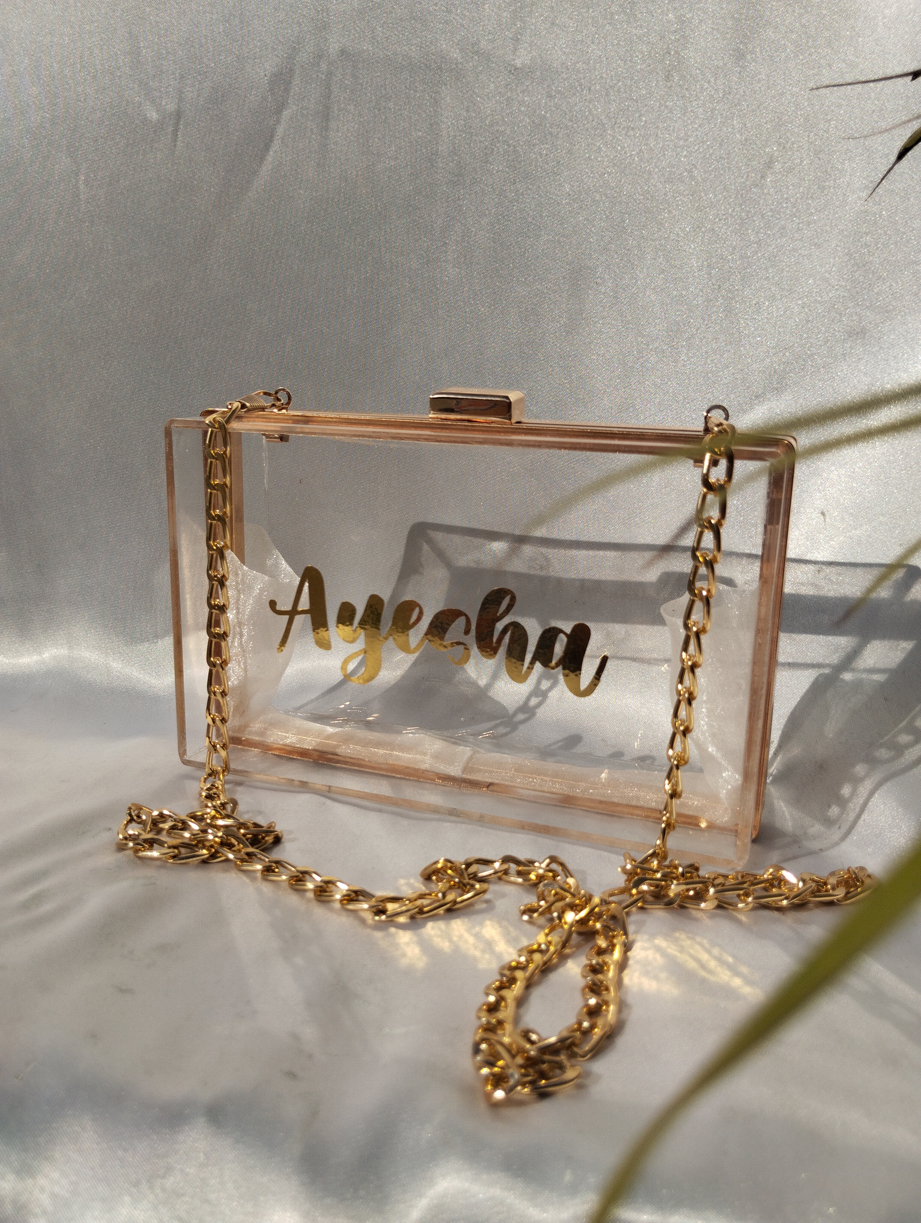 Clear Acrylic Clutch
