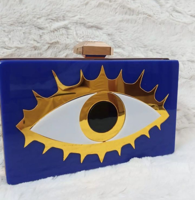 Blue EYE Clutch 