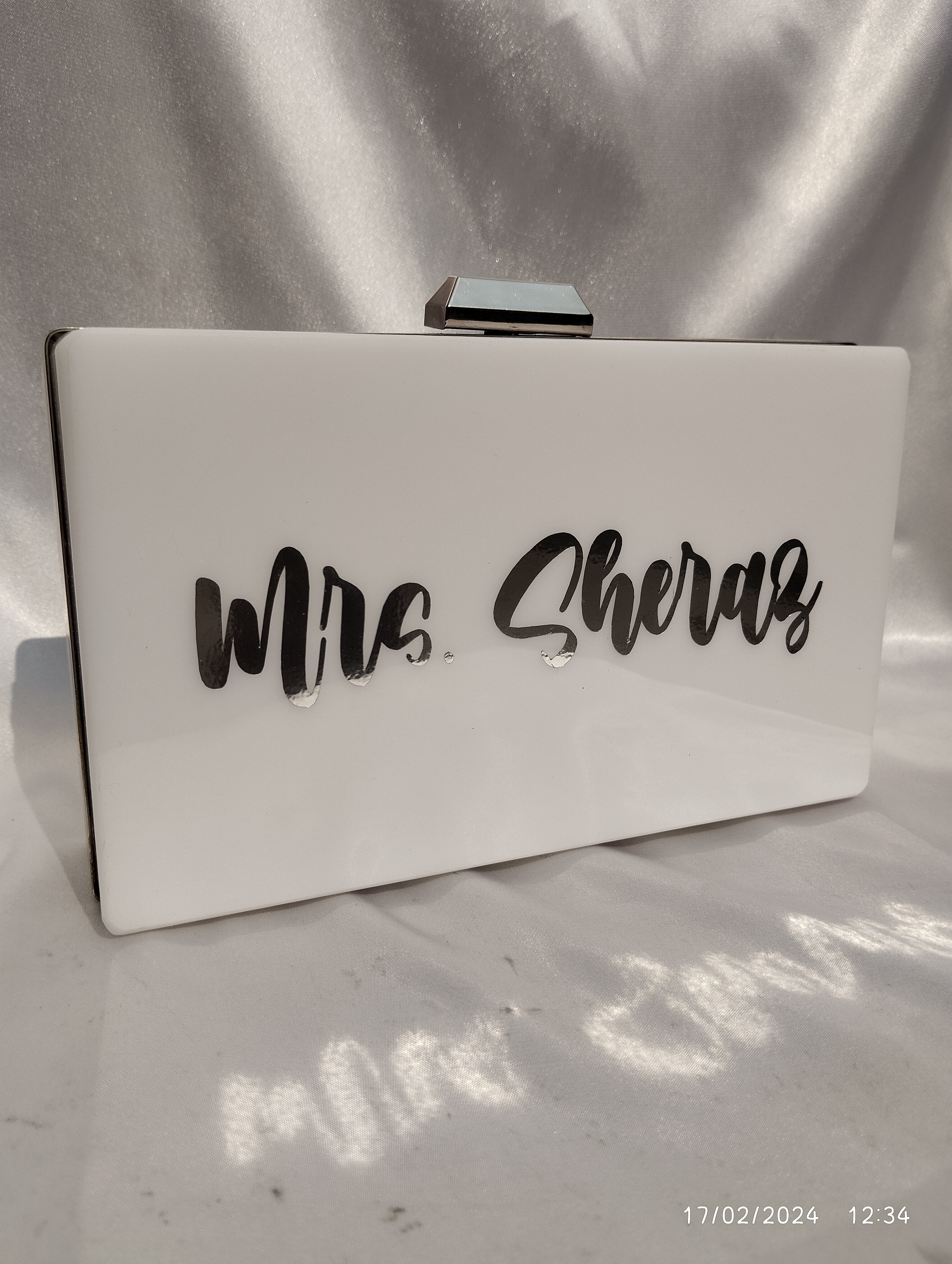 Personalized Acrylic Clutch