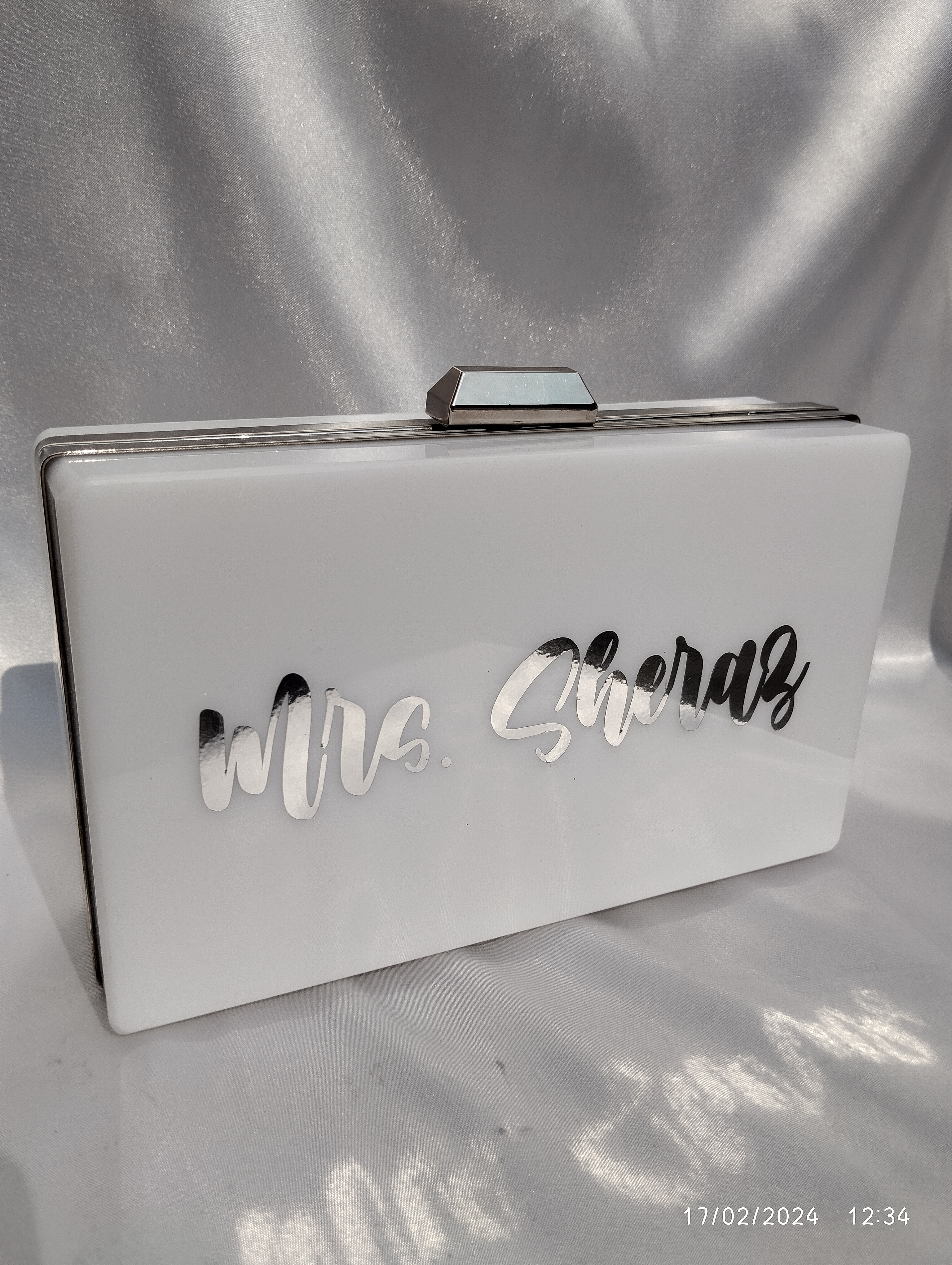 Personalized Acrylic Clutch