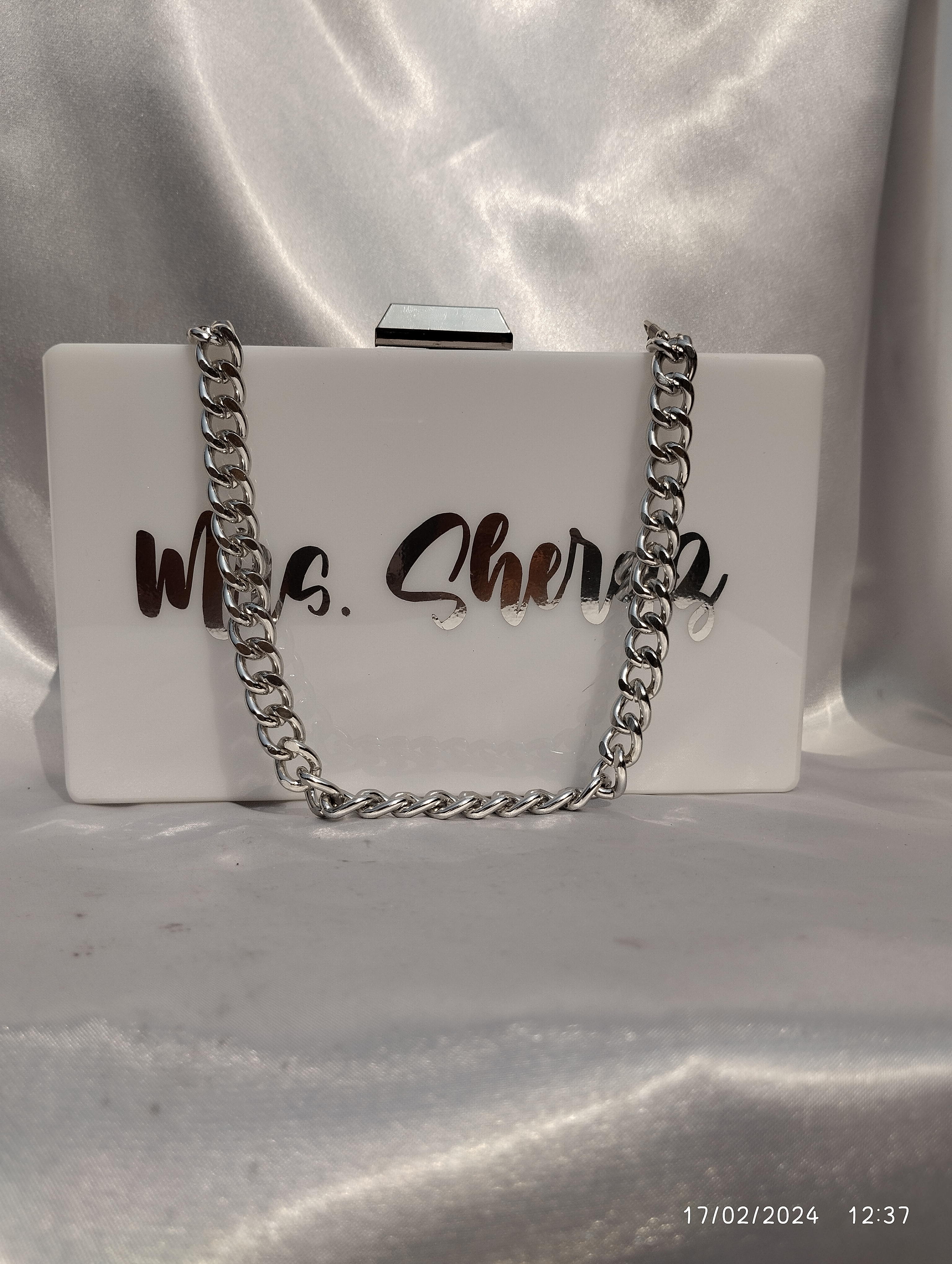 Personalized Acrylic Clutch
