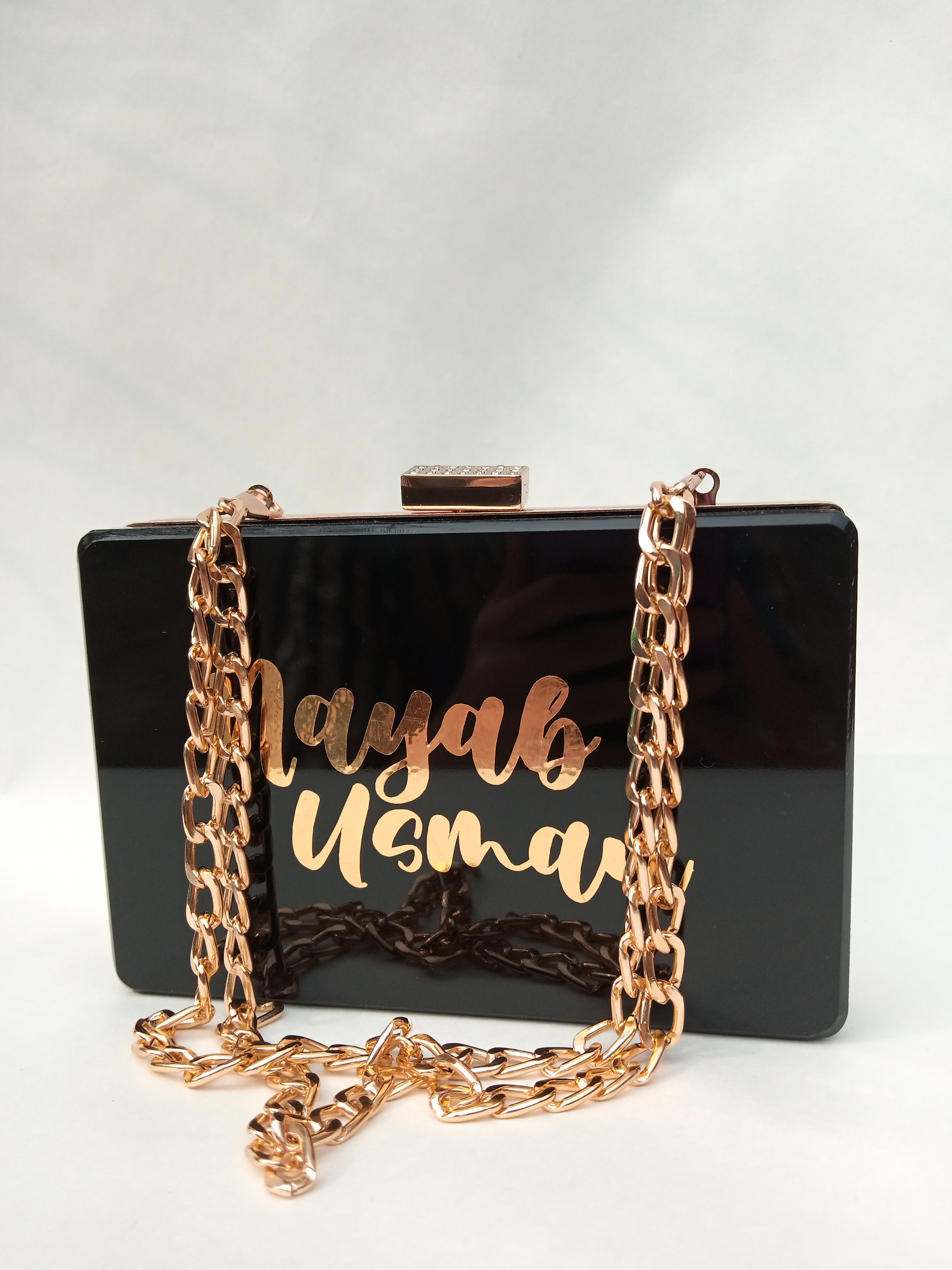 Customized Acrylic clutch 