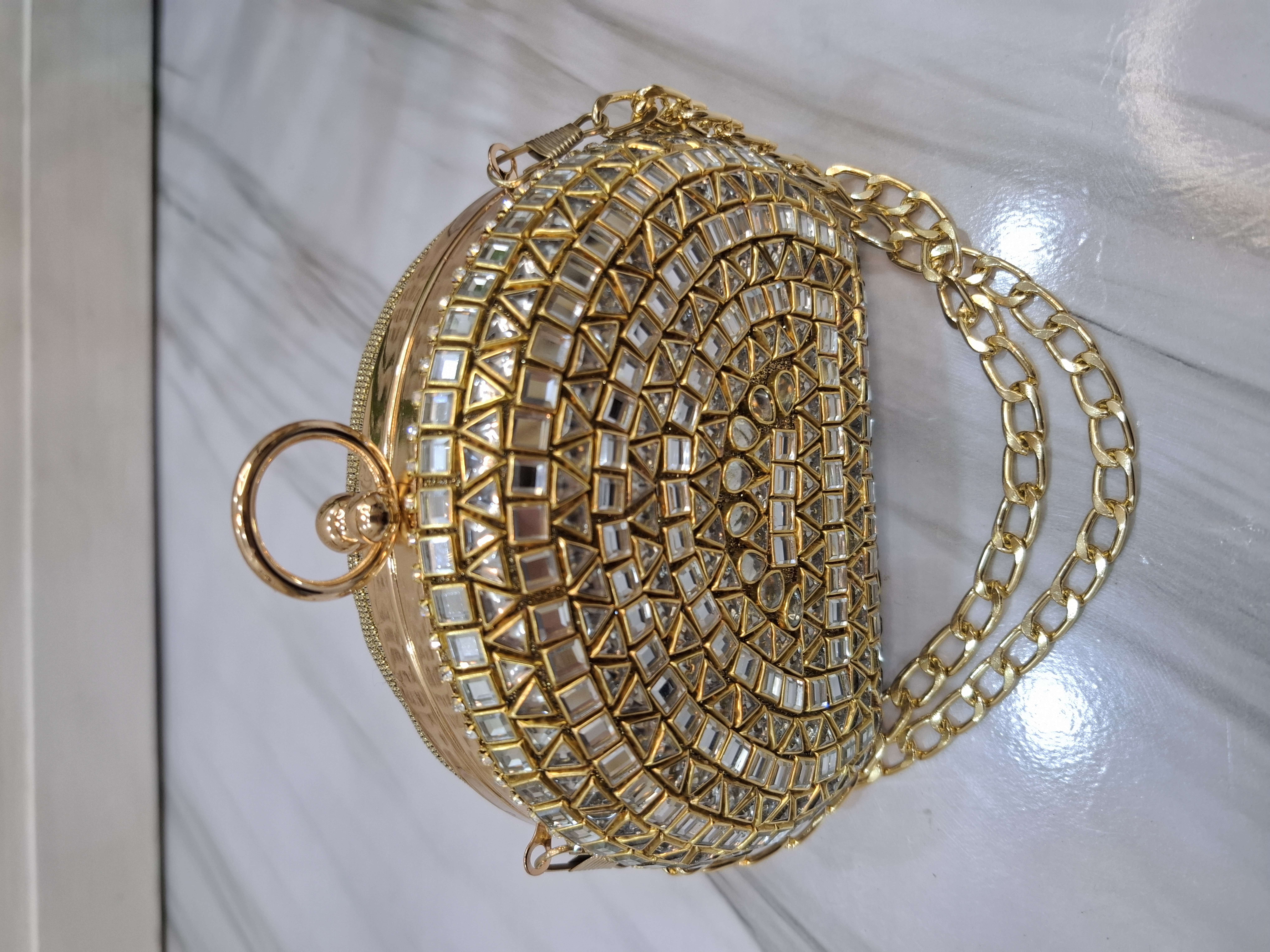 Basic Kundan party Clutch