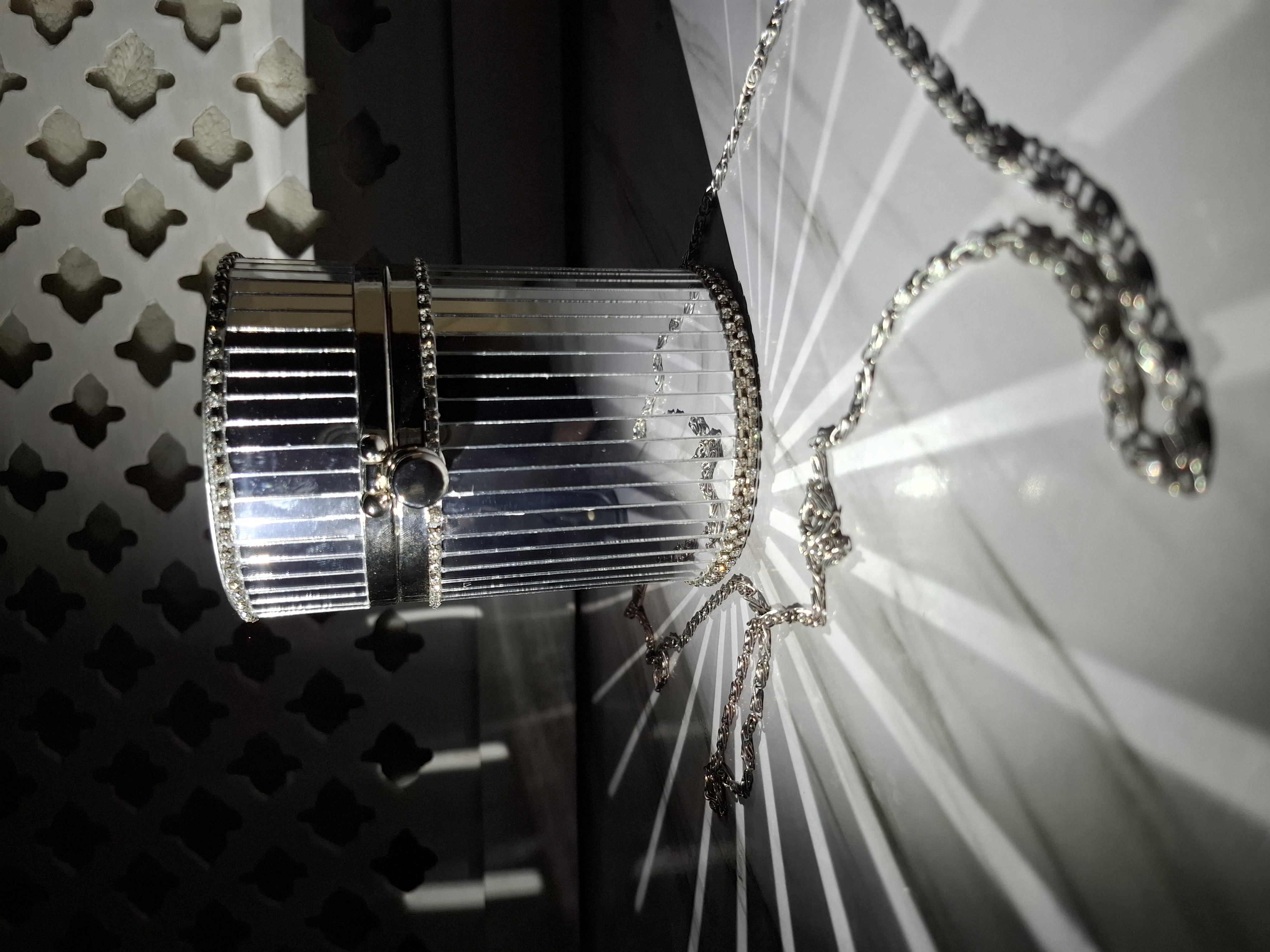 Silver Cylinder Clutch