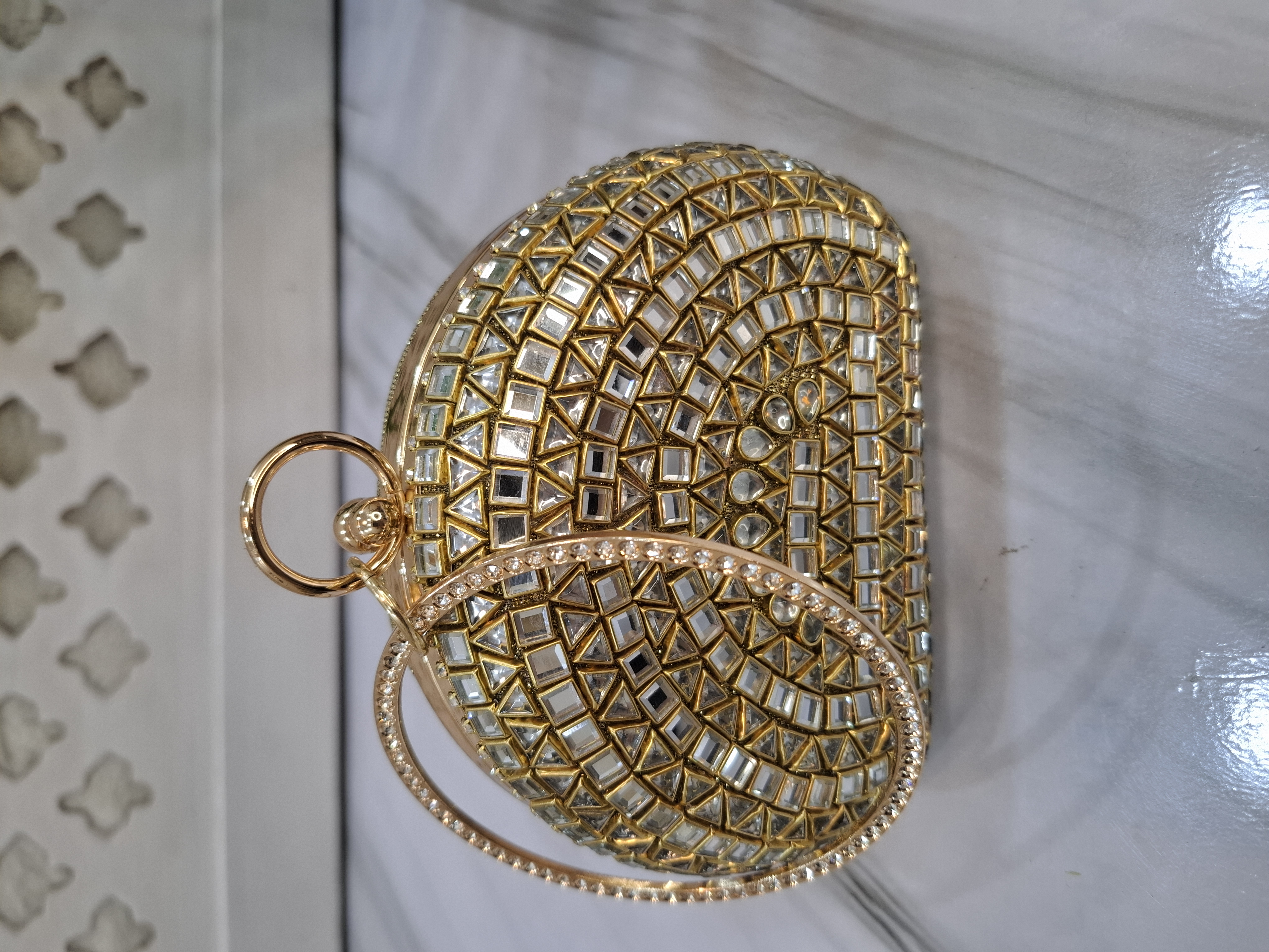 Basic Kundan party Clutch