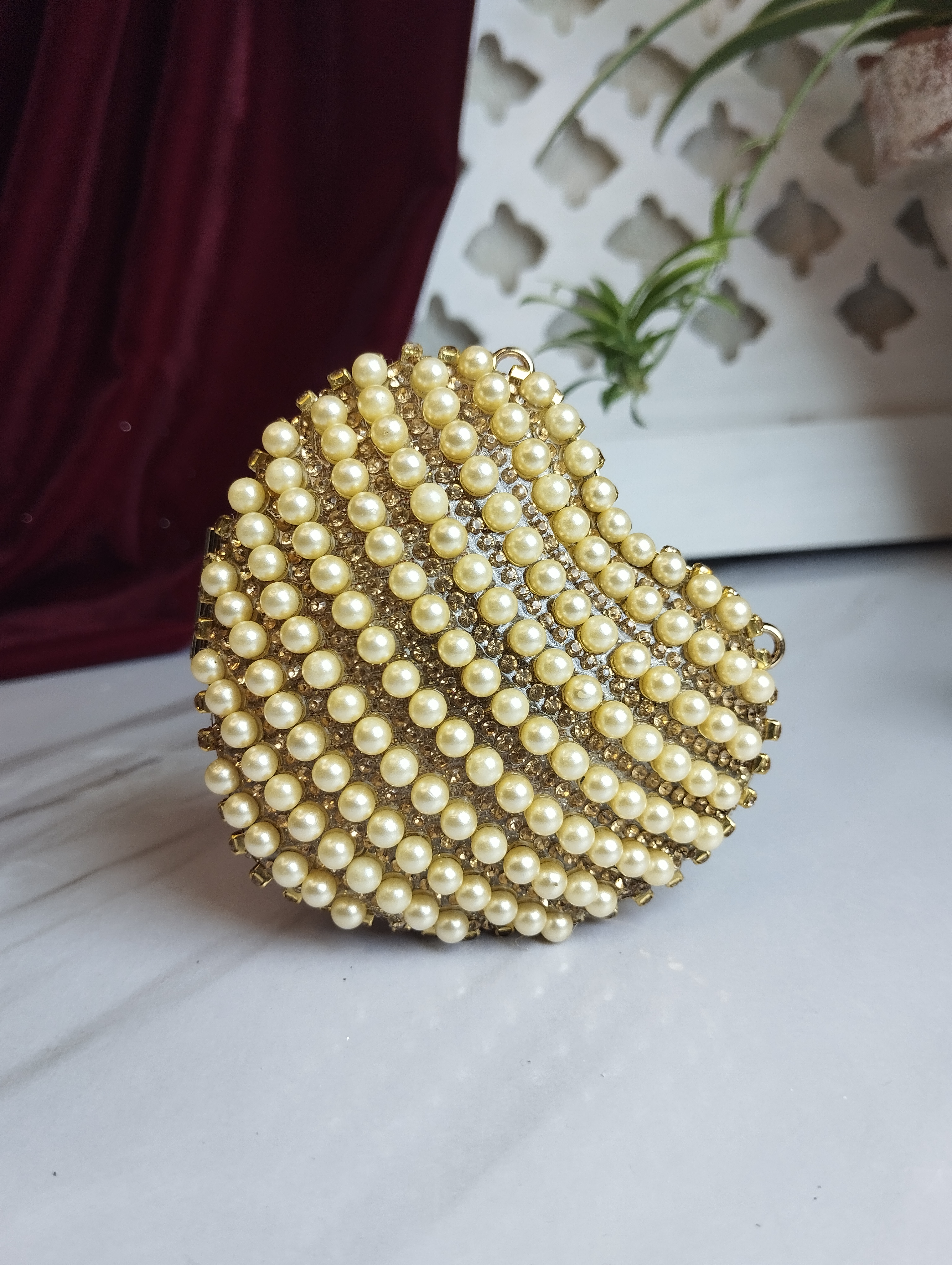 Mini Heart Clutch "LUNA"