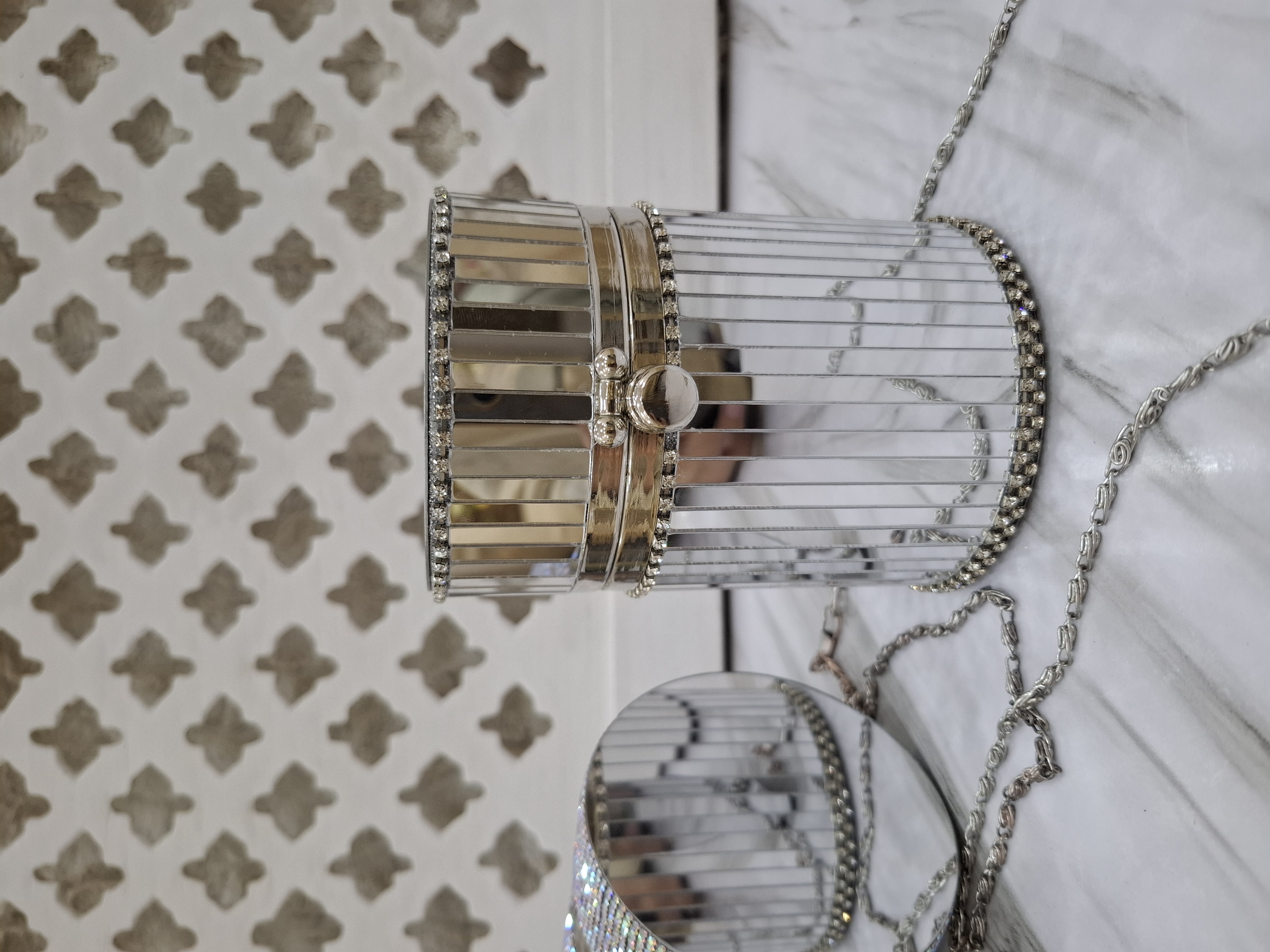 Silver Cylinder Clutch
