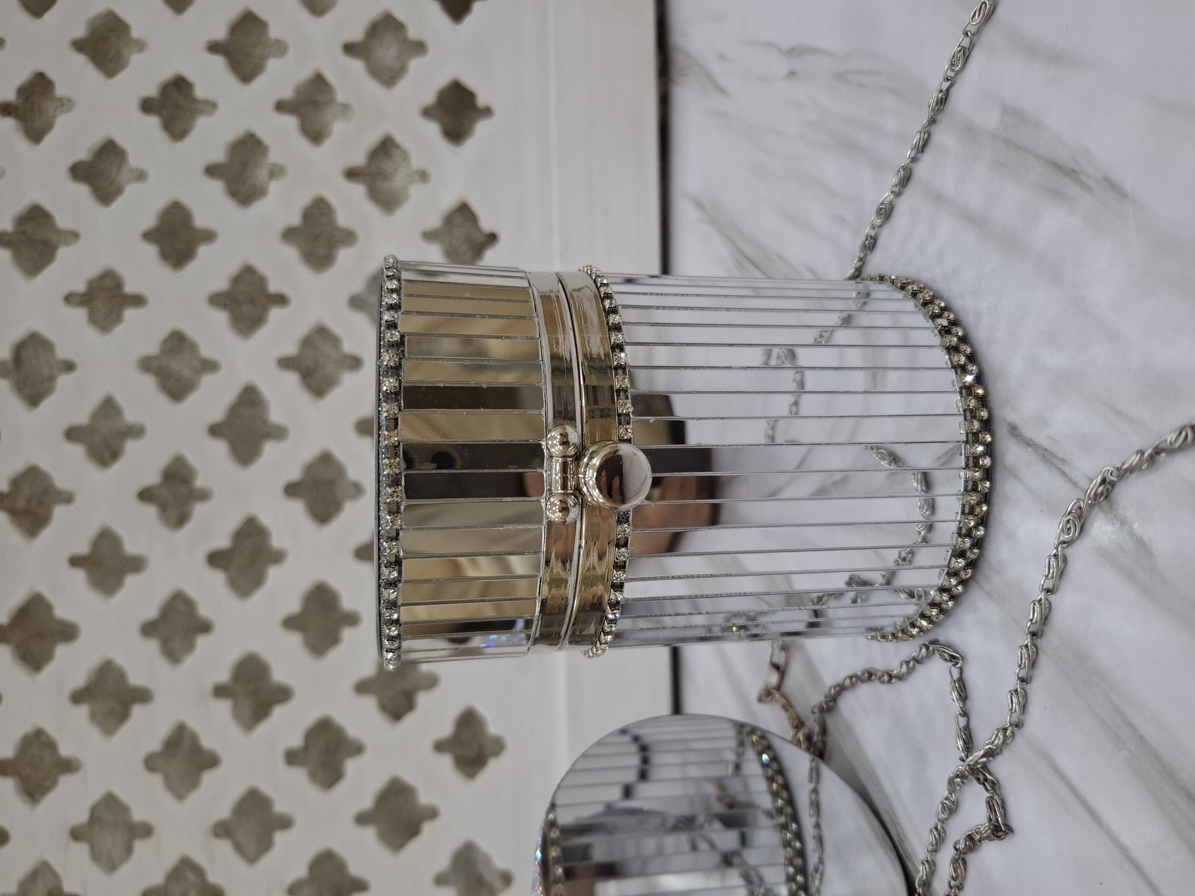 Silver Cylinder Clutch