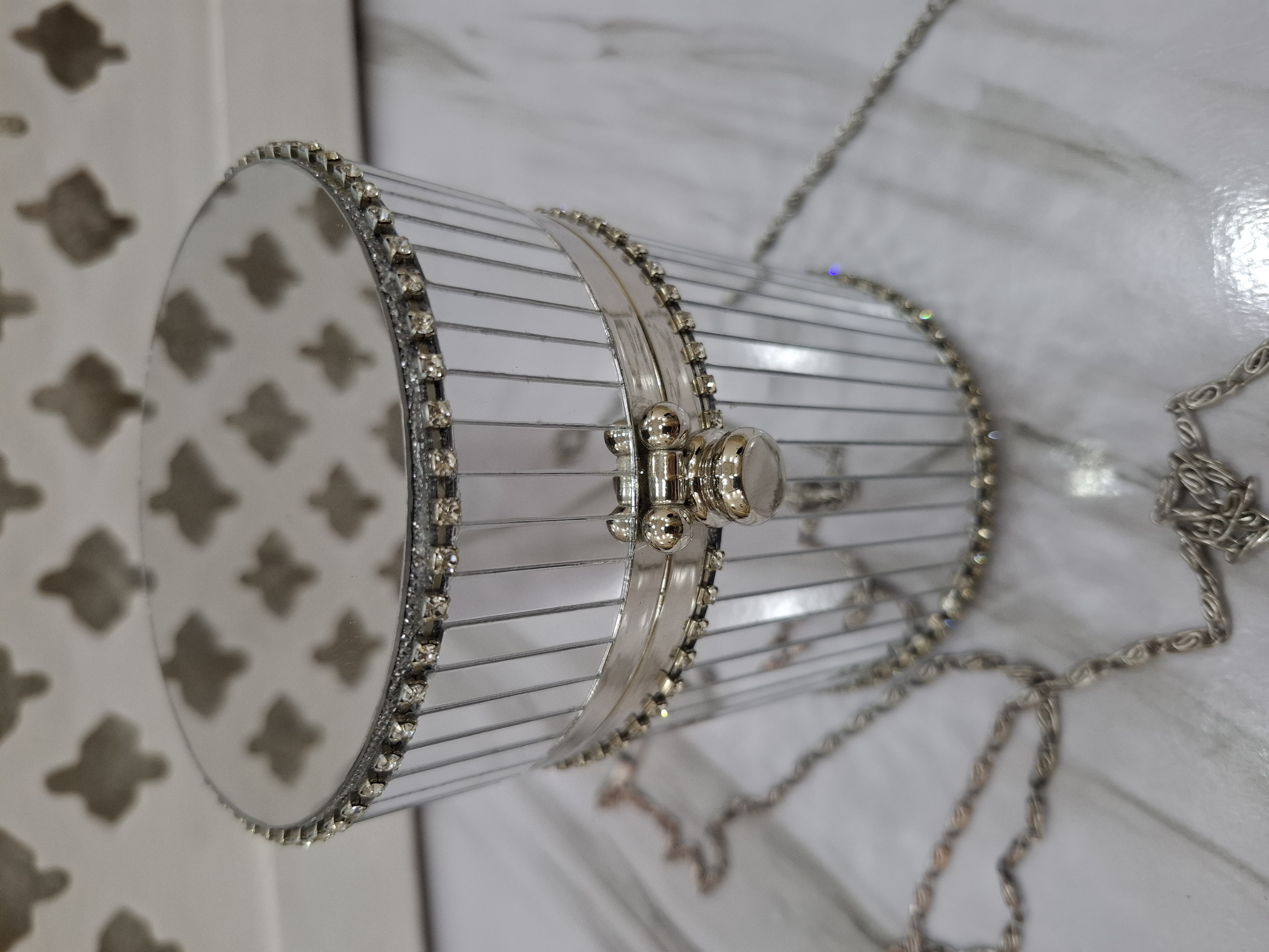 Silver Cylinder Clutch
