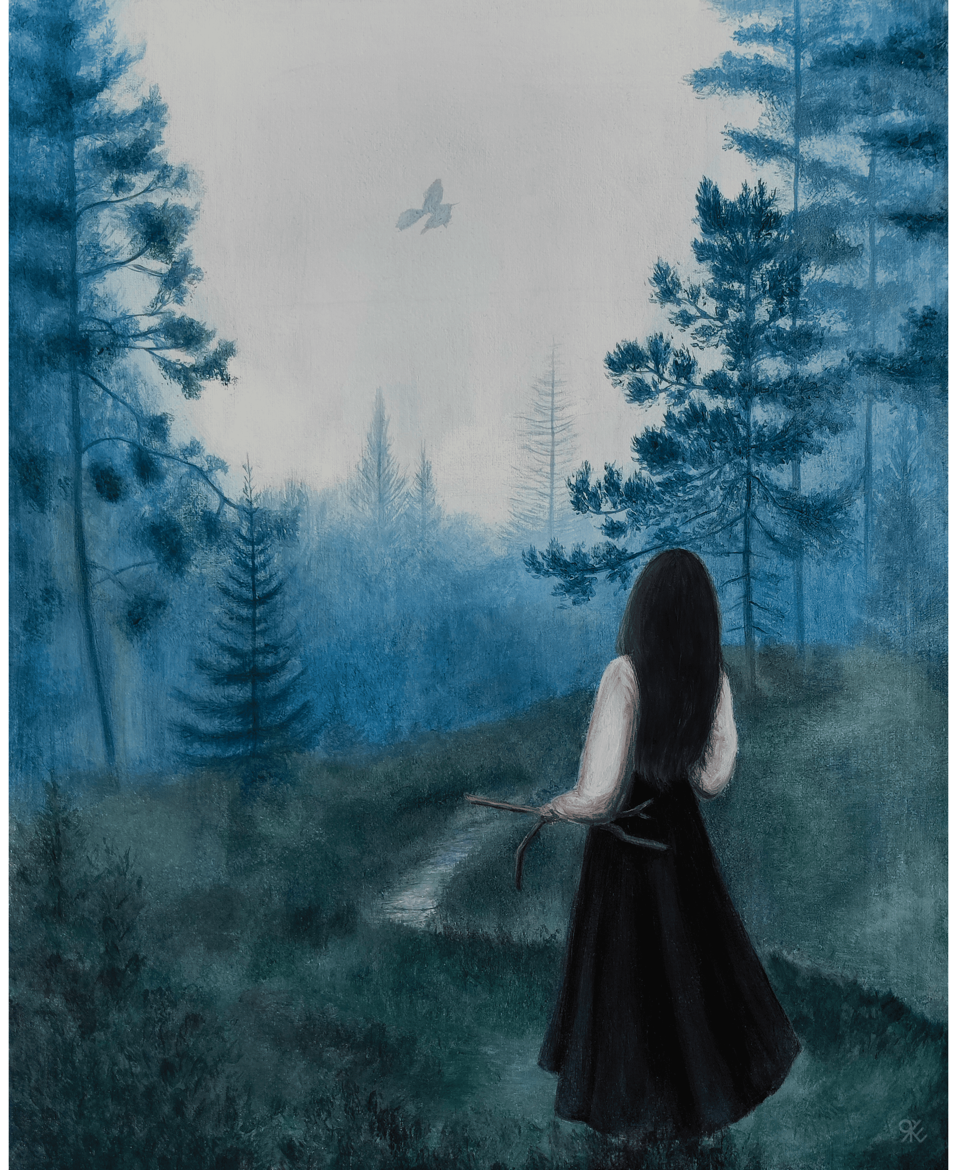 Dreaming of a young Witch (print)