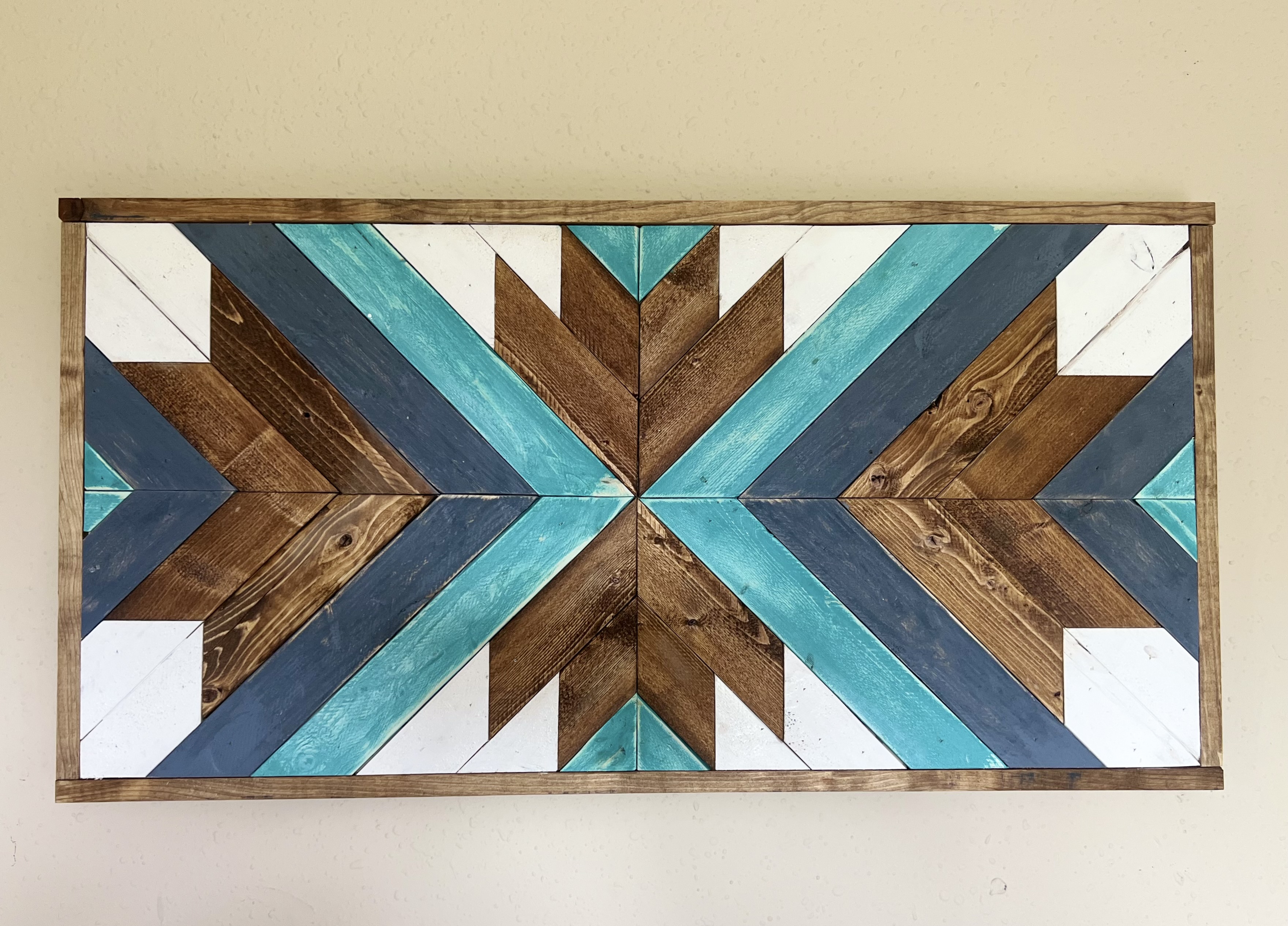 Mosaic wood wall art