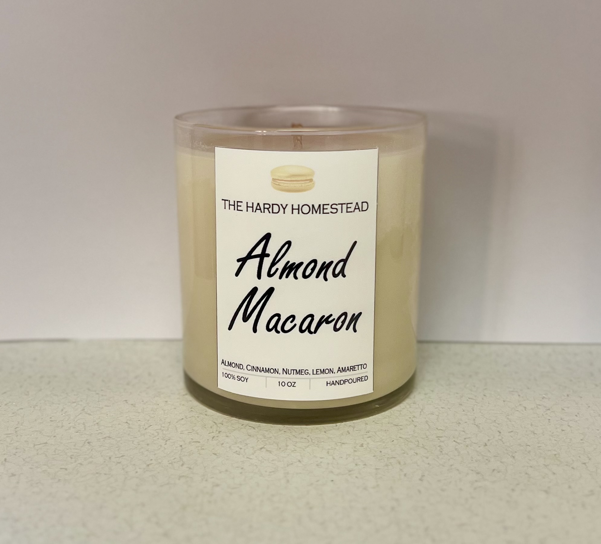Almond Macaron Soy Candle