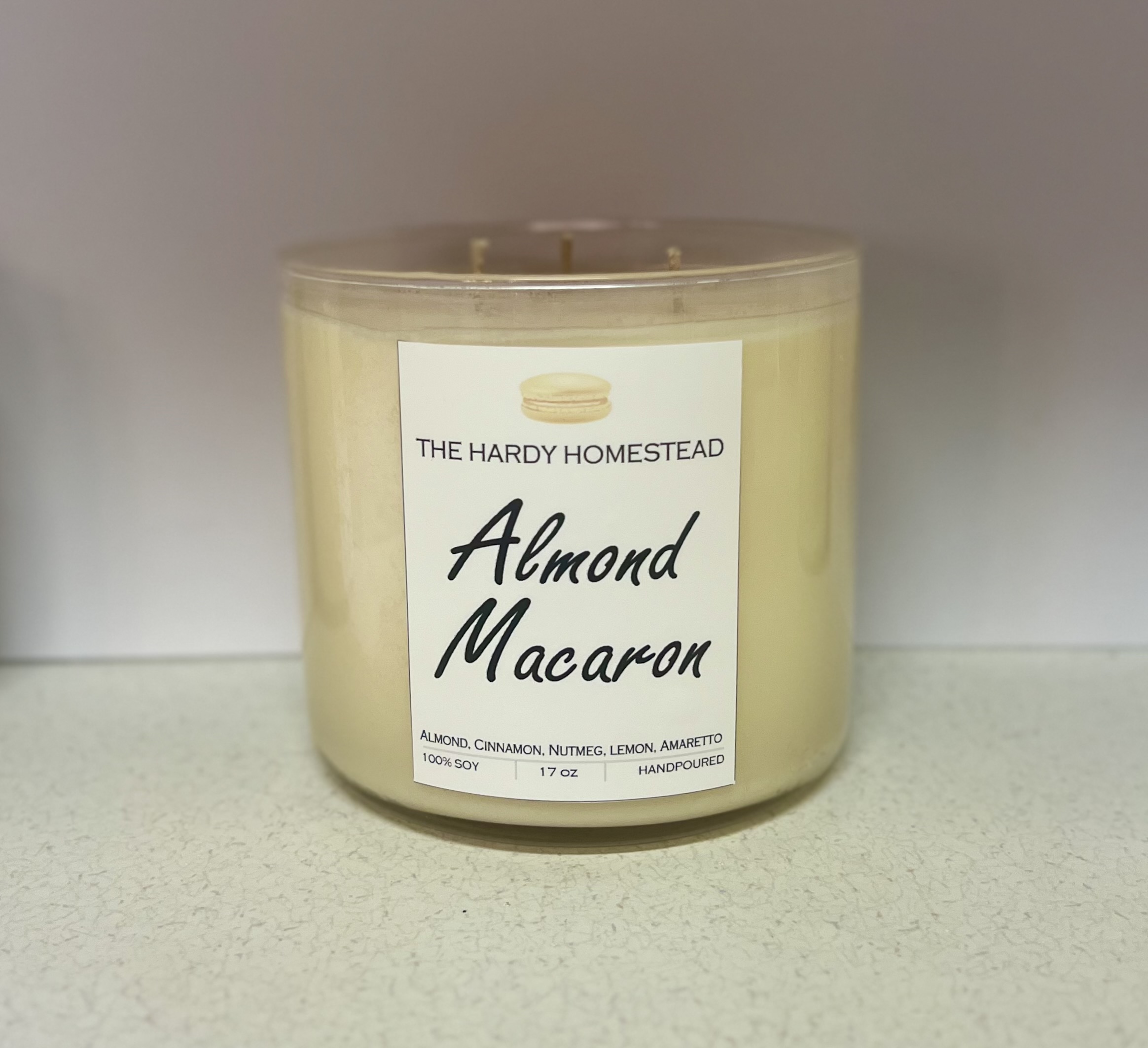 Almond Macaron Soy Candle