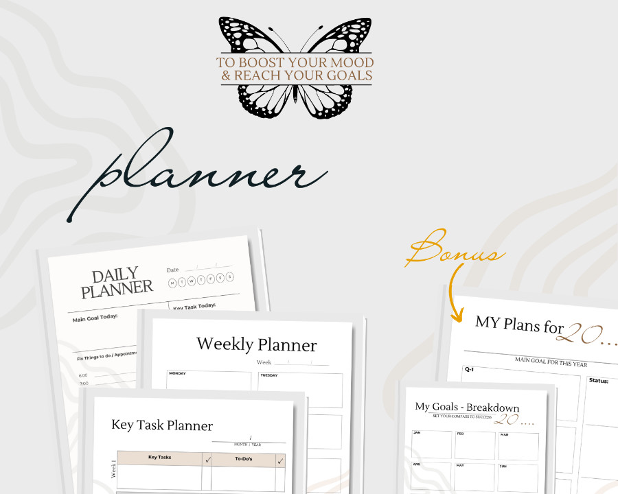 Daily/Weekly Planner + Bonus - Printable (Letter Size)