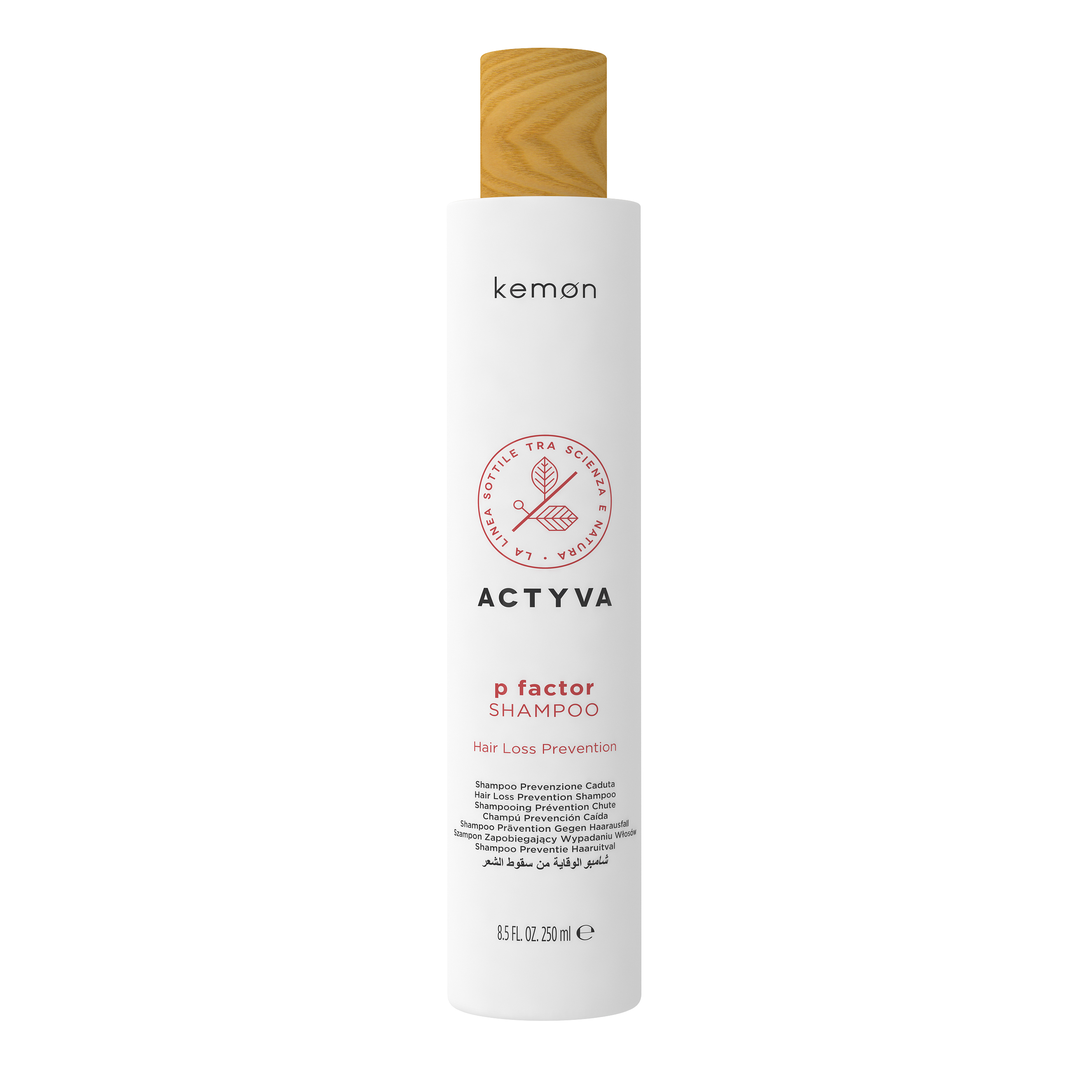 KEMON ACTYVA P Factor Shampoo Velian - Šampūnas nuo plaukų slinkimo, 250 ml