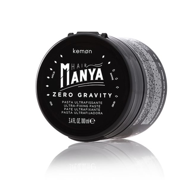 KEMON Hair Manya Zero Gravity - Labai stiprios fiksacijos modeliuojamoji plaukų priemonė, 100 ml