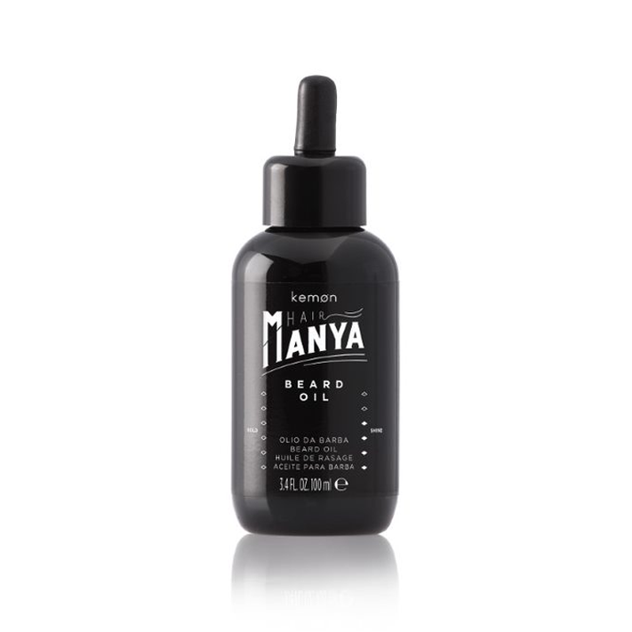 KEMON Hair Manya Beard Oil - Minkštinamasis aliejus barzdai, 100 ml