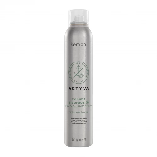 KEMON Actyva Volume Dry Spray - Apimties suteikianti purškiama plaukų priemonė, 200 ml