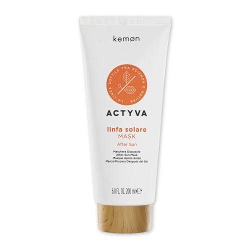 KEMON ACTYVA Linfa Solare Mask Velian - Atkuriamoji ir maitinoji plaukų kaukė, 200 ml