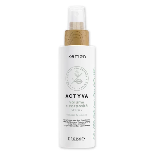 KEMON ACTYVA Volume e Corposita tvirtumo ir apimties suteikianti purškiamoji priemonė, 150 ml