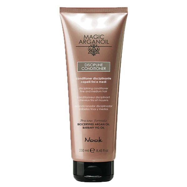 Nook Magic Arganoil DISCIPLINE kondicionierius besišiaušiantiems plaukams