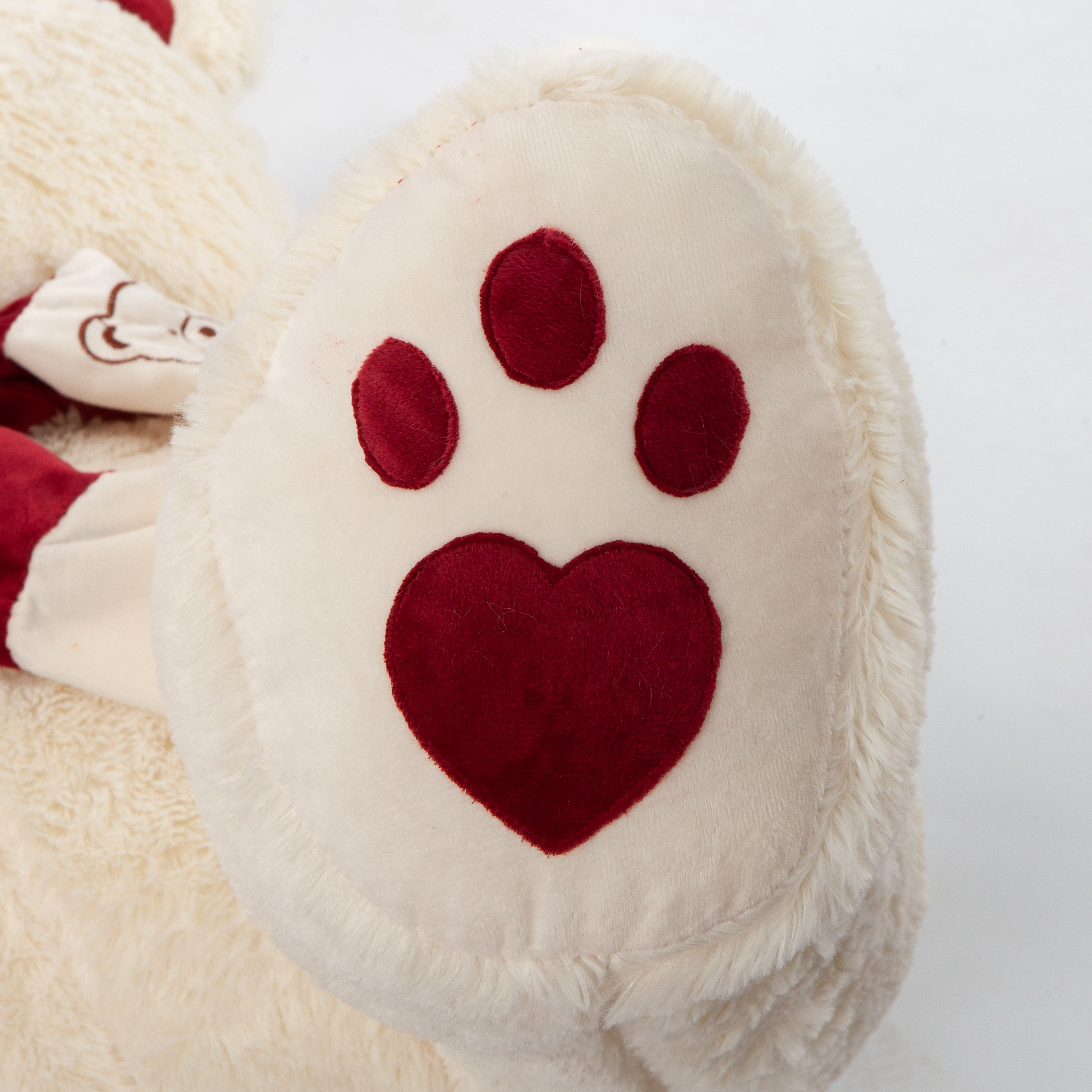 Meškinas Martynas (Martin) su bordo spalva (ausytė, pėdos, šalikas)