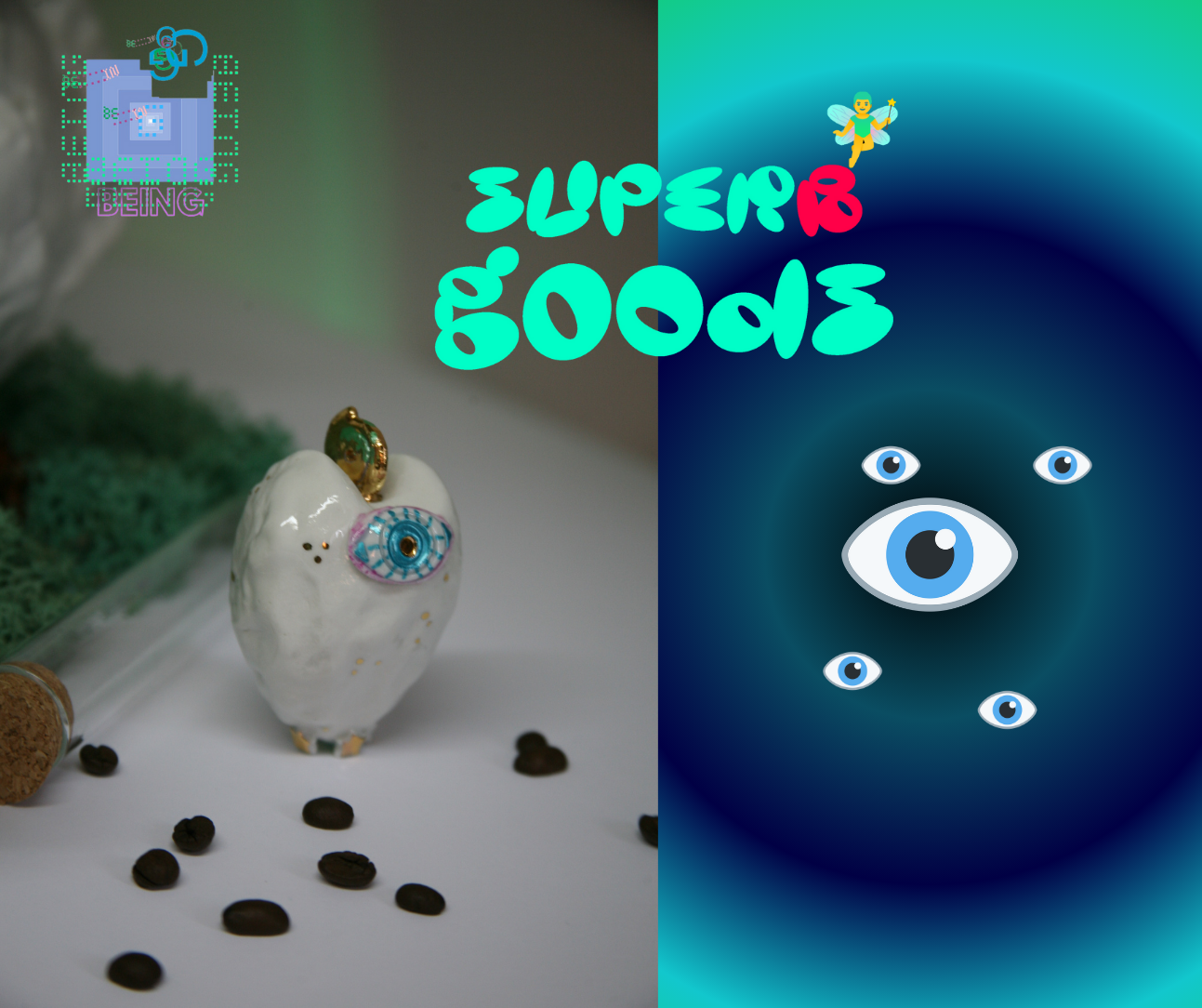 Aš tave matau👁👀👁🧙‍♂️💚💙🩵 🧞‍♀️🗿(skulptūrėlė)