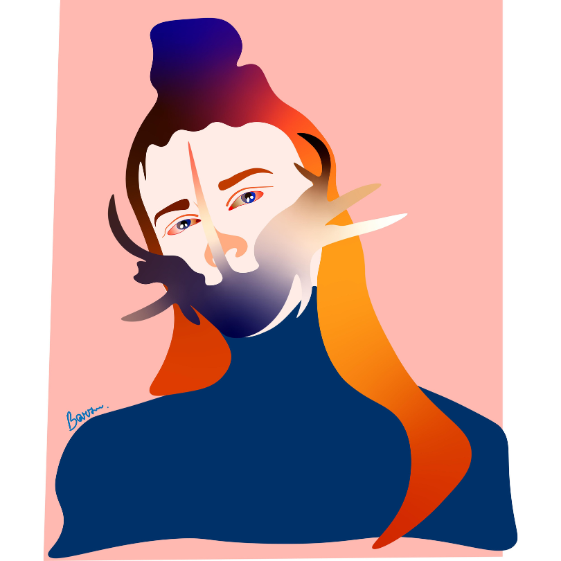 Mask 1a 🥥🦤 🪨🌱☄️☄️☄️Graphic Artwork (prints)