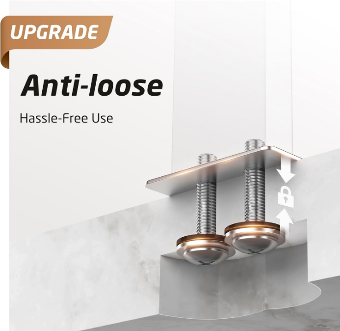 Standing Towel Rack 2-Tier Towel Rack Stand with Marble Base for Bathroom Floor, Upgrade Steady Design, Pro-Grade 18/8 Stainless Steel Brushed Finish