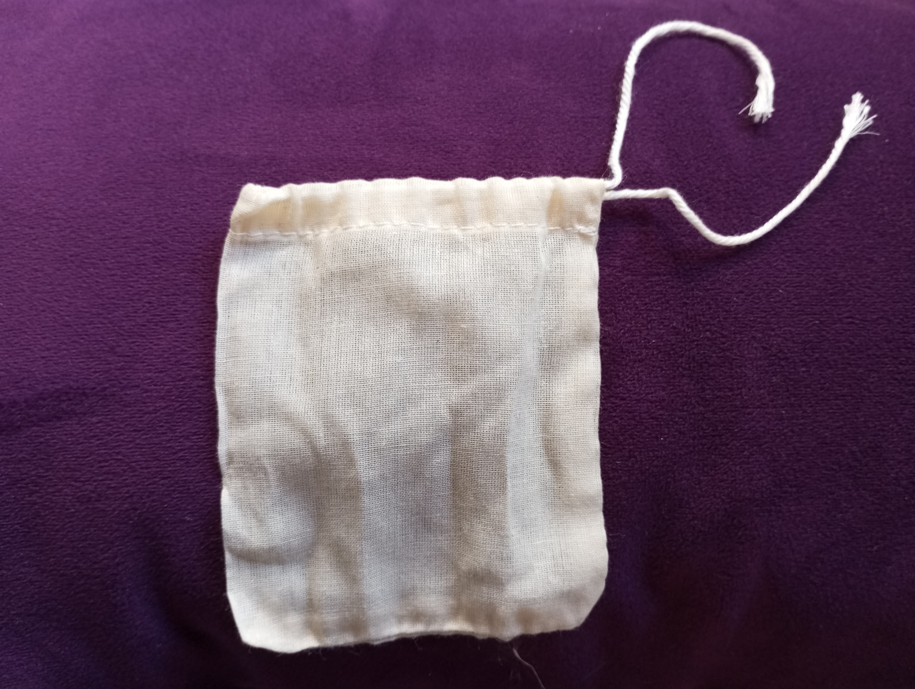 Sachet infuseur tissu réutilisable