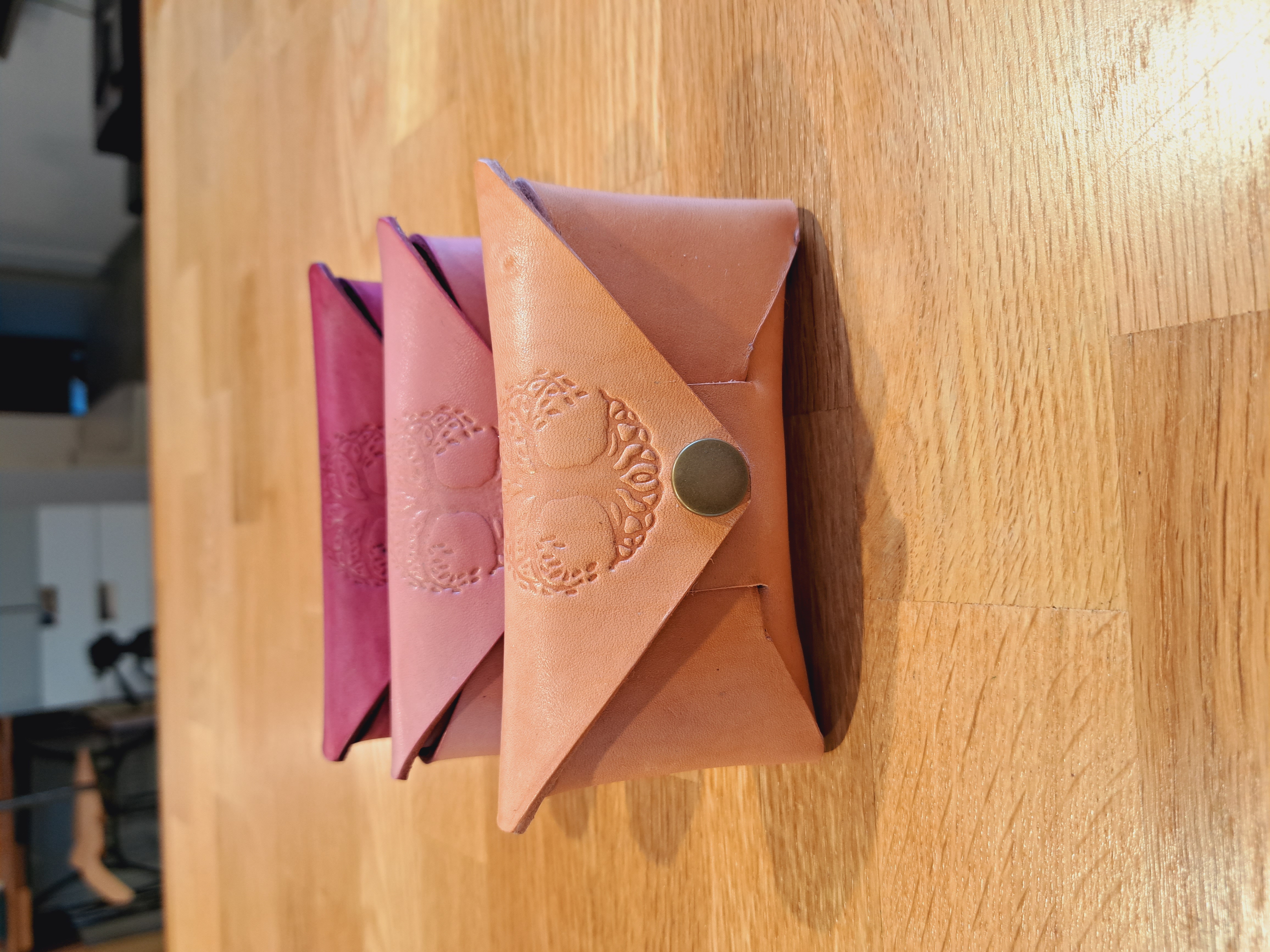 Porte-cartes / porte-monnaies - Gamme "Nature"  (plusieurs coloris)