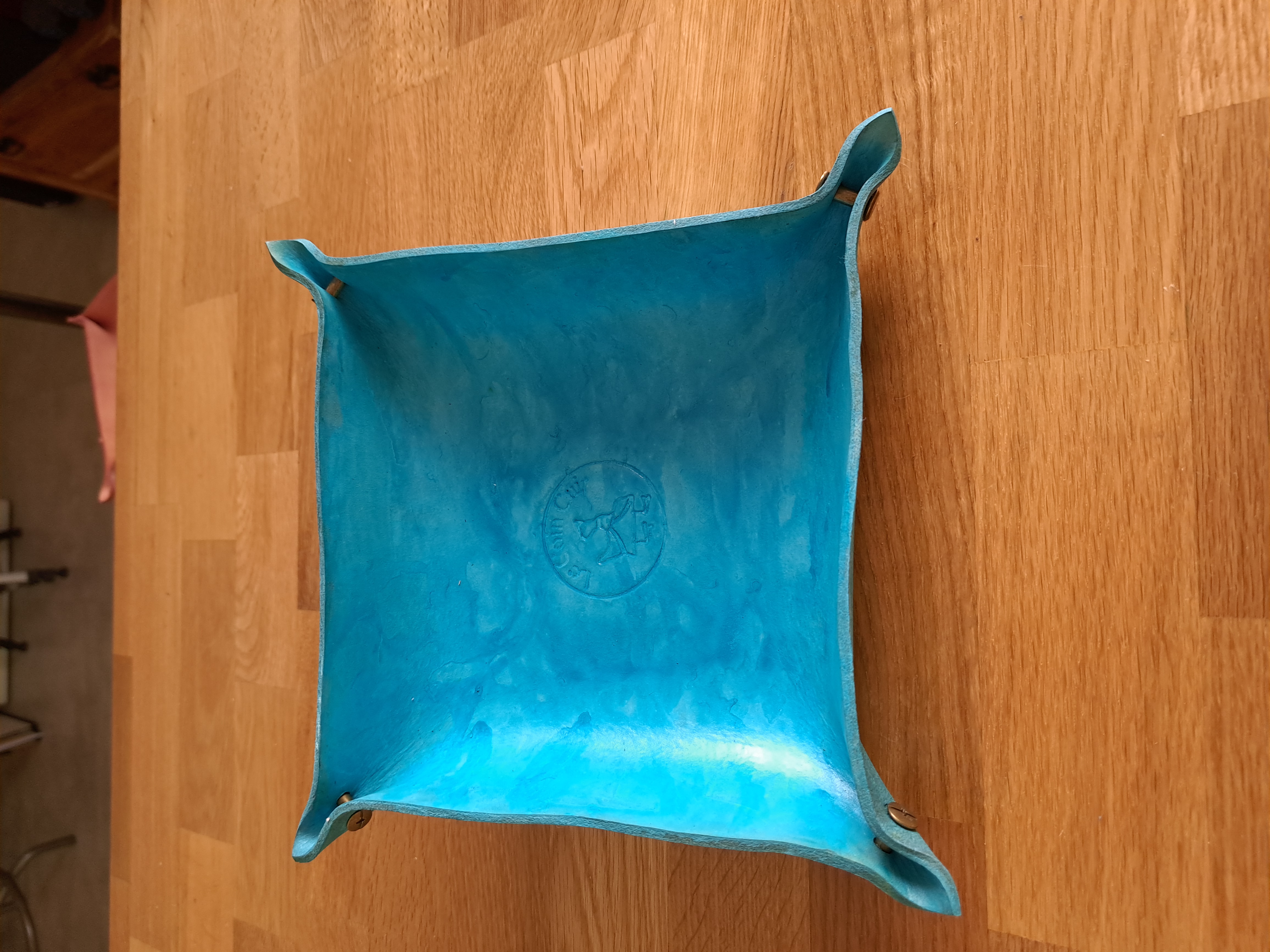 Vide-poche grand modèle / Tapis de dés     Gamme "Batik"